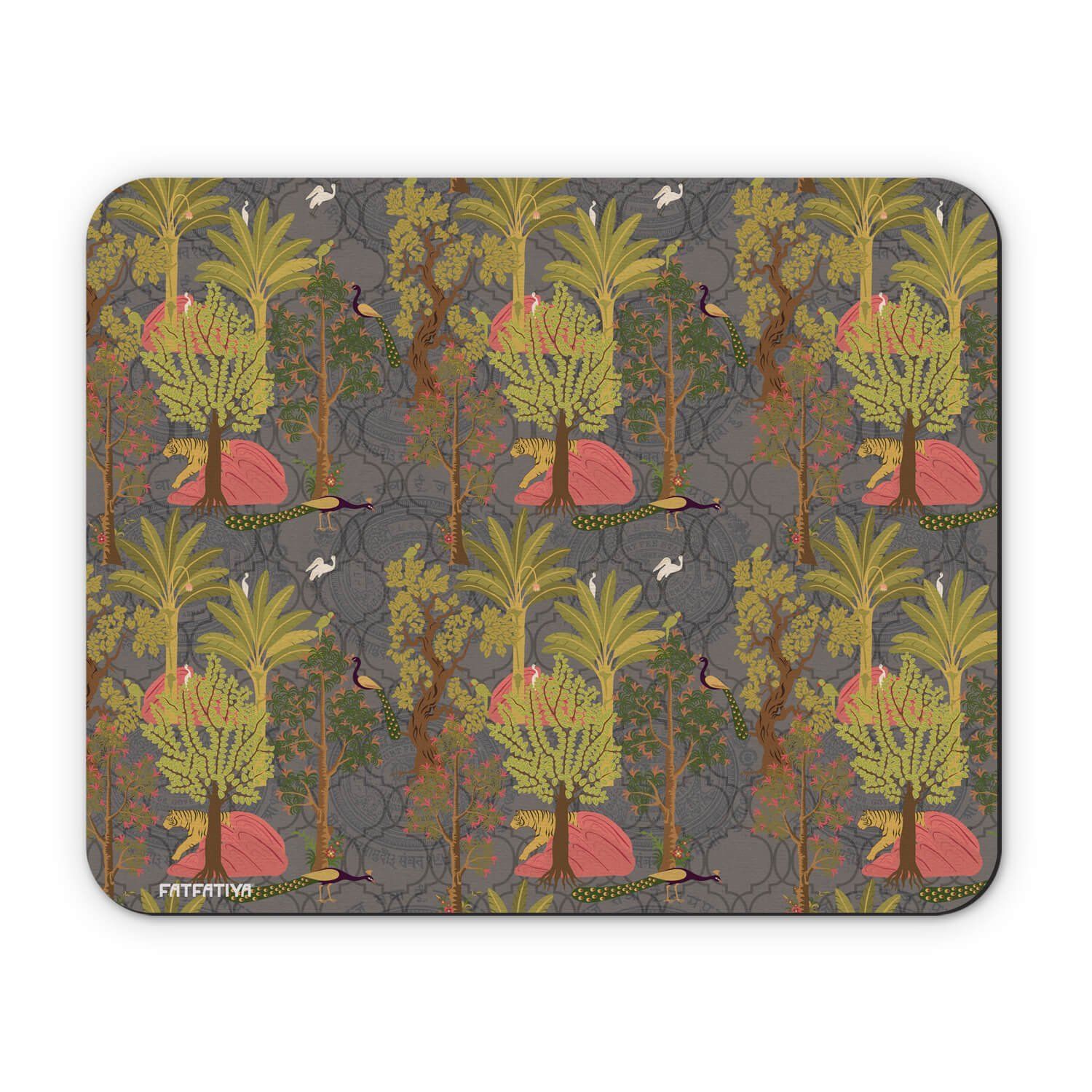 Calming Royal Garden Stylish Mouse Pad image 2