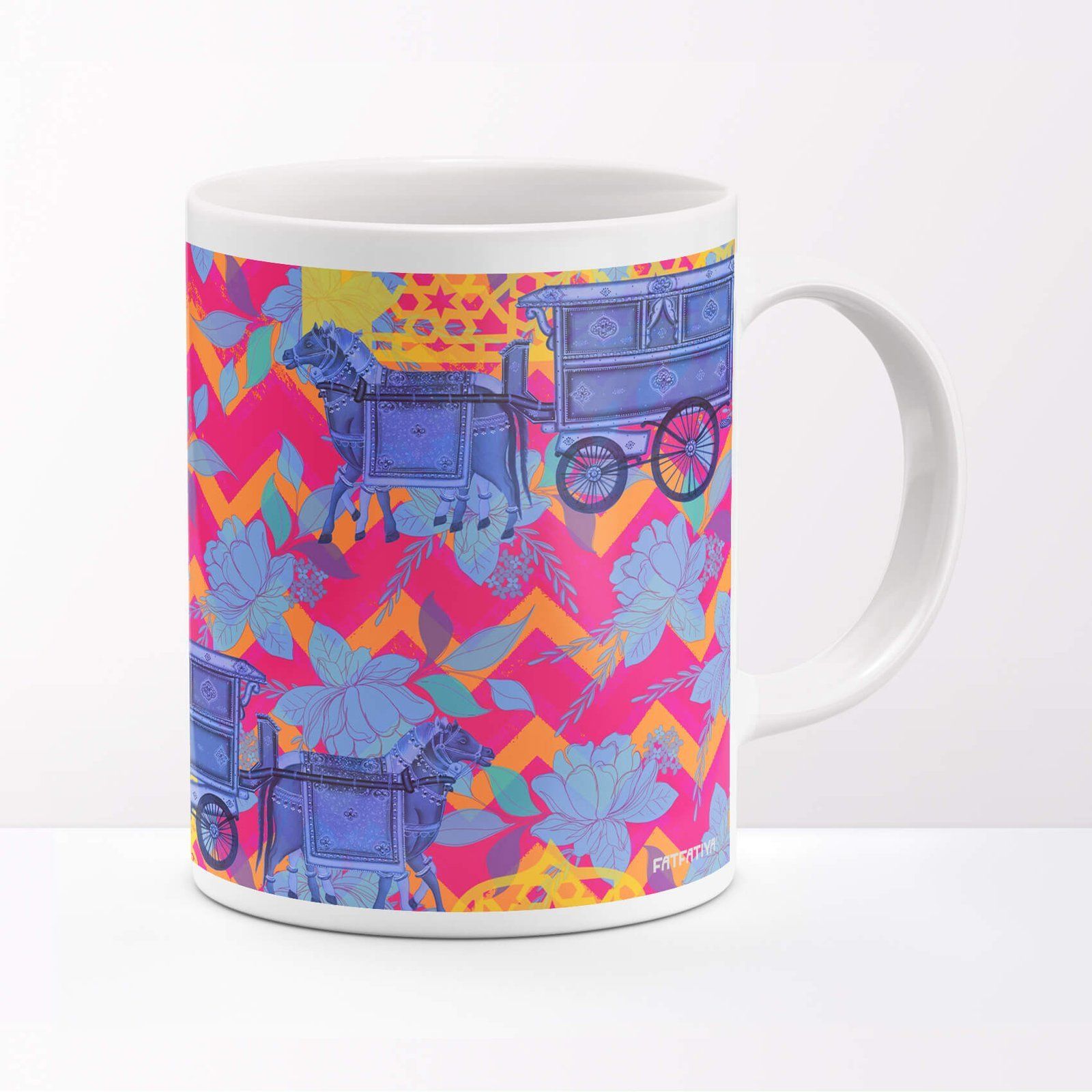 Horse Cart Gorgeous Coffee Mug image 2