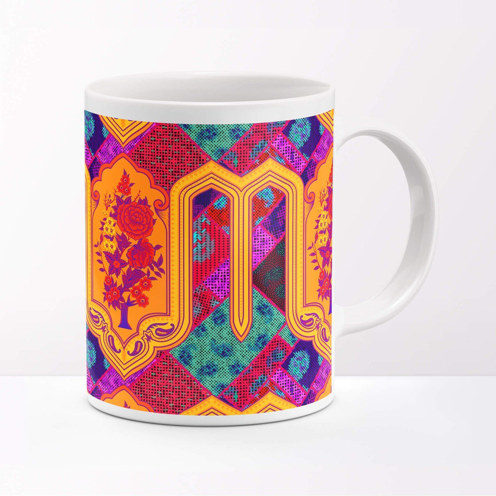 Multicoloured Designer Coffee Mug image 2