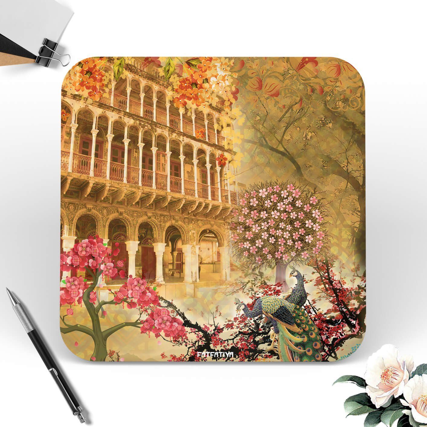 Heritage Haveli Coffee Coaster Set Of 6 image 2