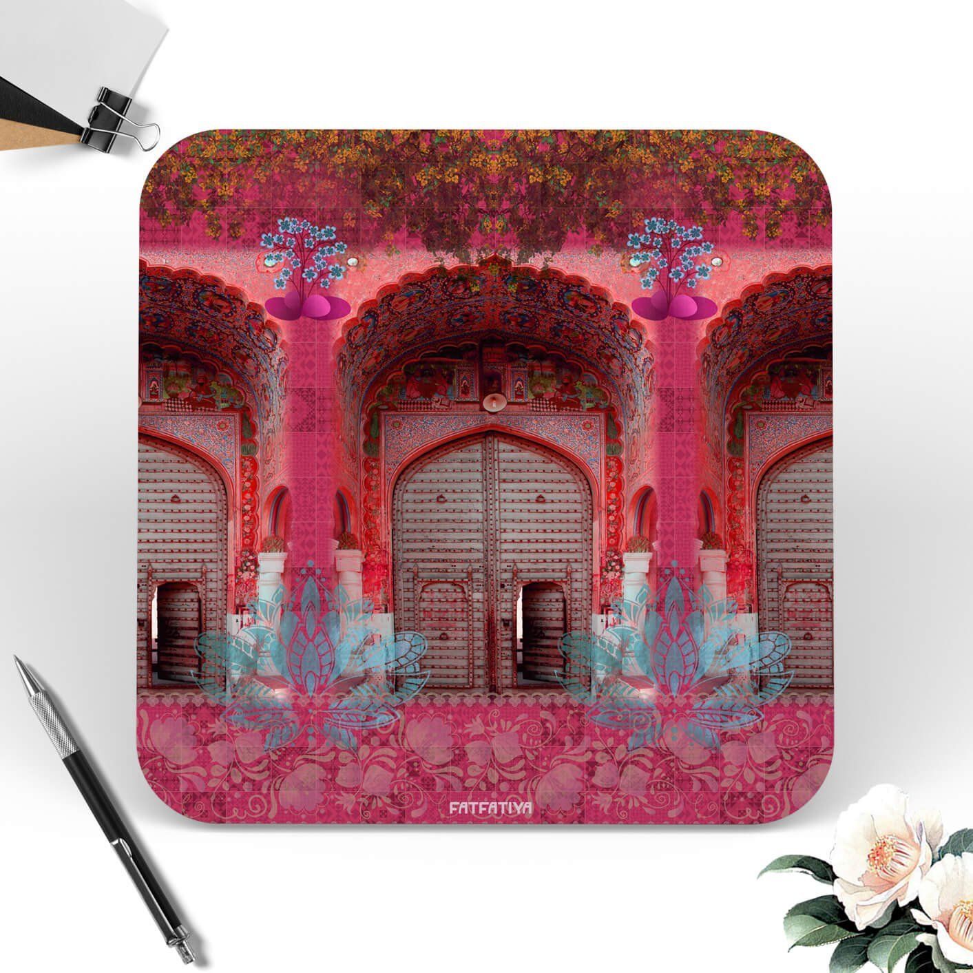 Flower On The Fort Table Coasters Set Of 6 image 2