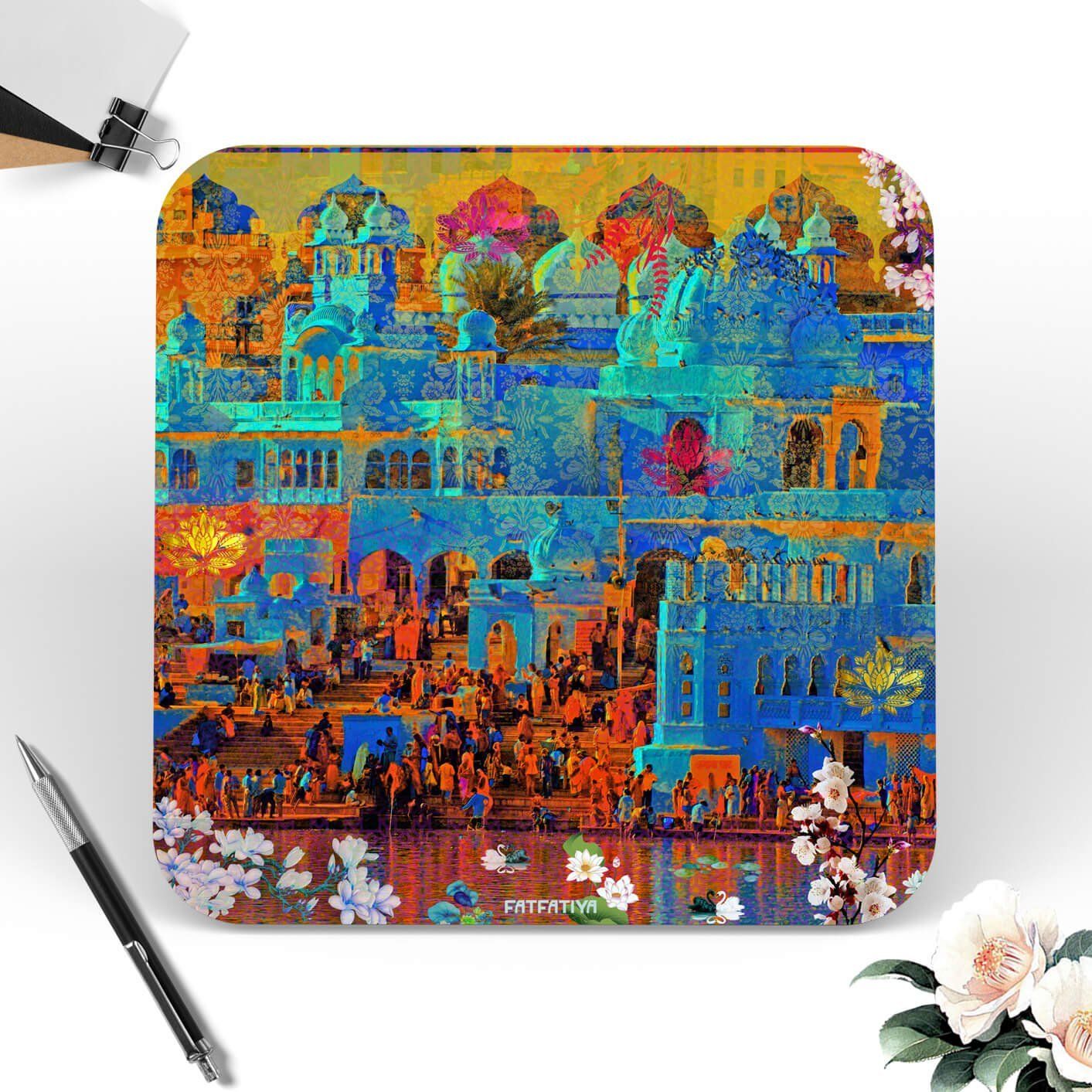 Pushkar Lake Table Coaster Set image 2