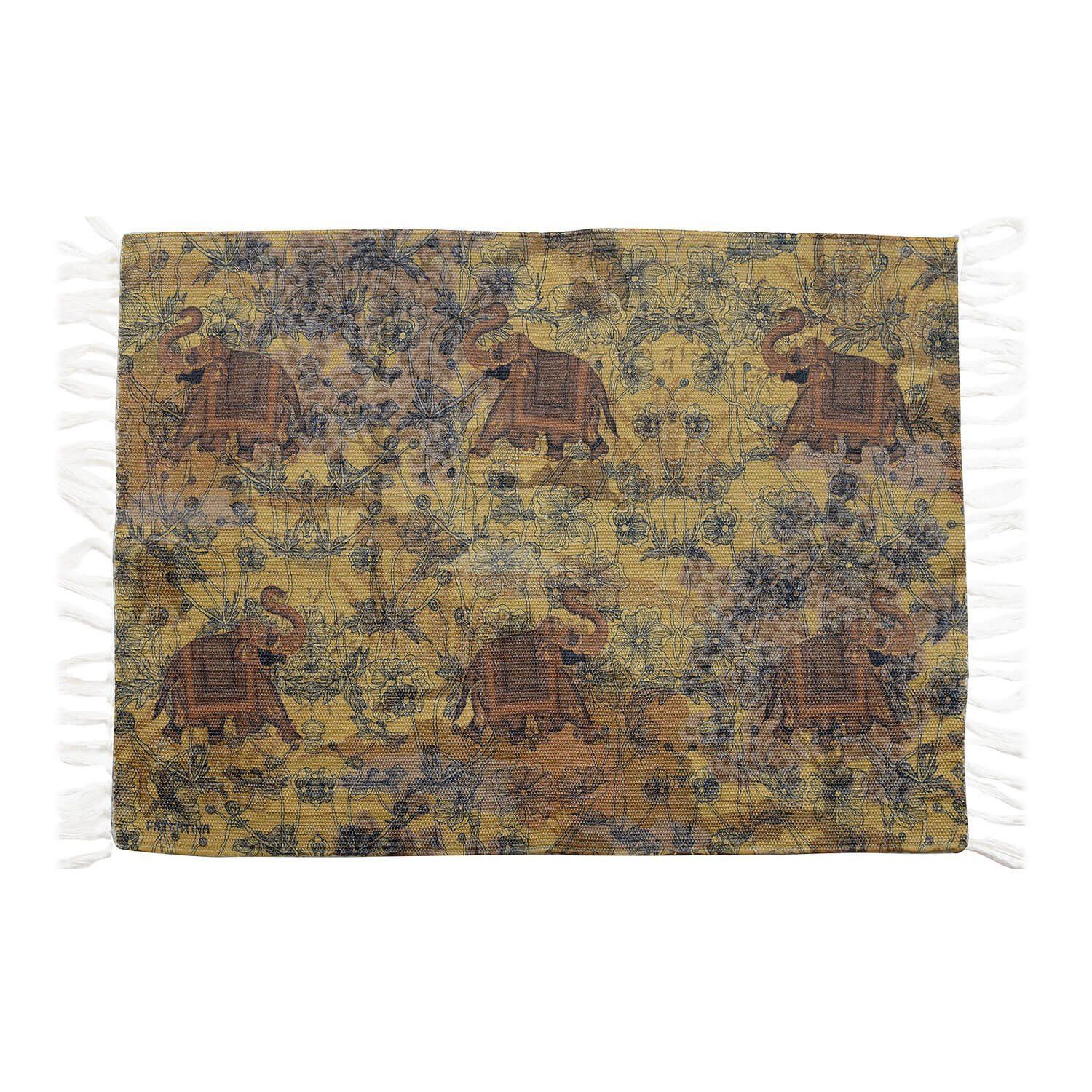 Jaipuri Elephant Recycled Area Rug image 2