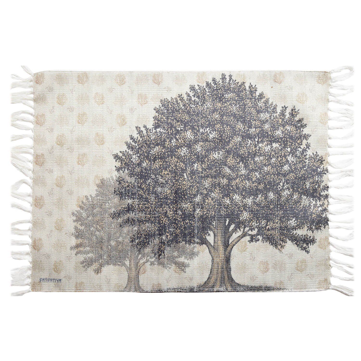 Contemporary Big Tree Polyester Rug image 2