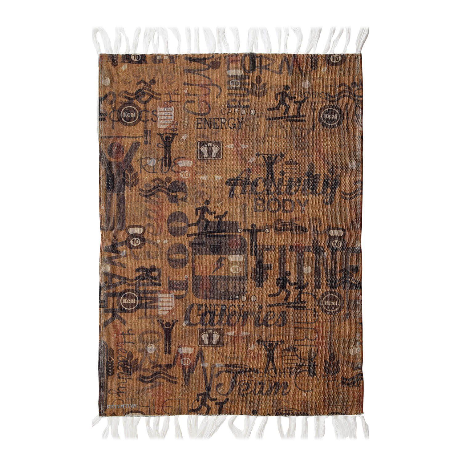 Let⠄o Exercise Recycled Rug image 2
