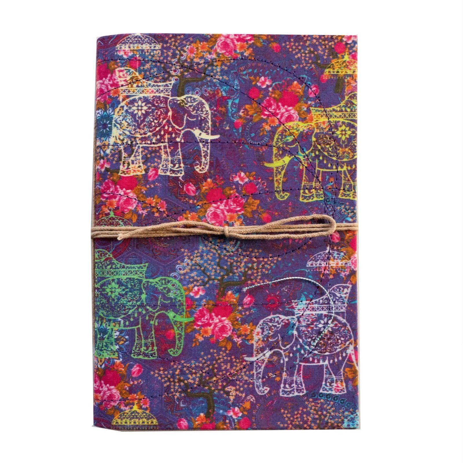Indian Elephant Handmade Paper Notebook image 2