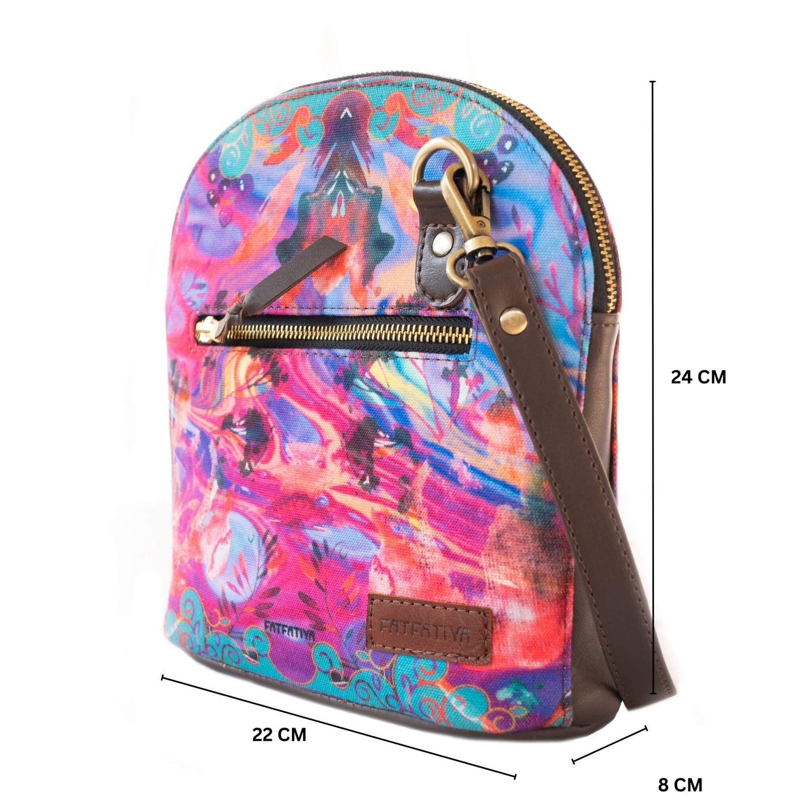 Abstract Love Women‚ Crossbody Sling Bag image 3