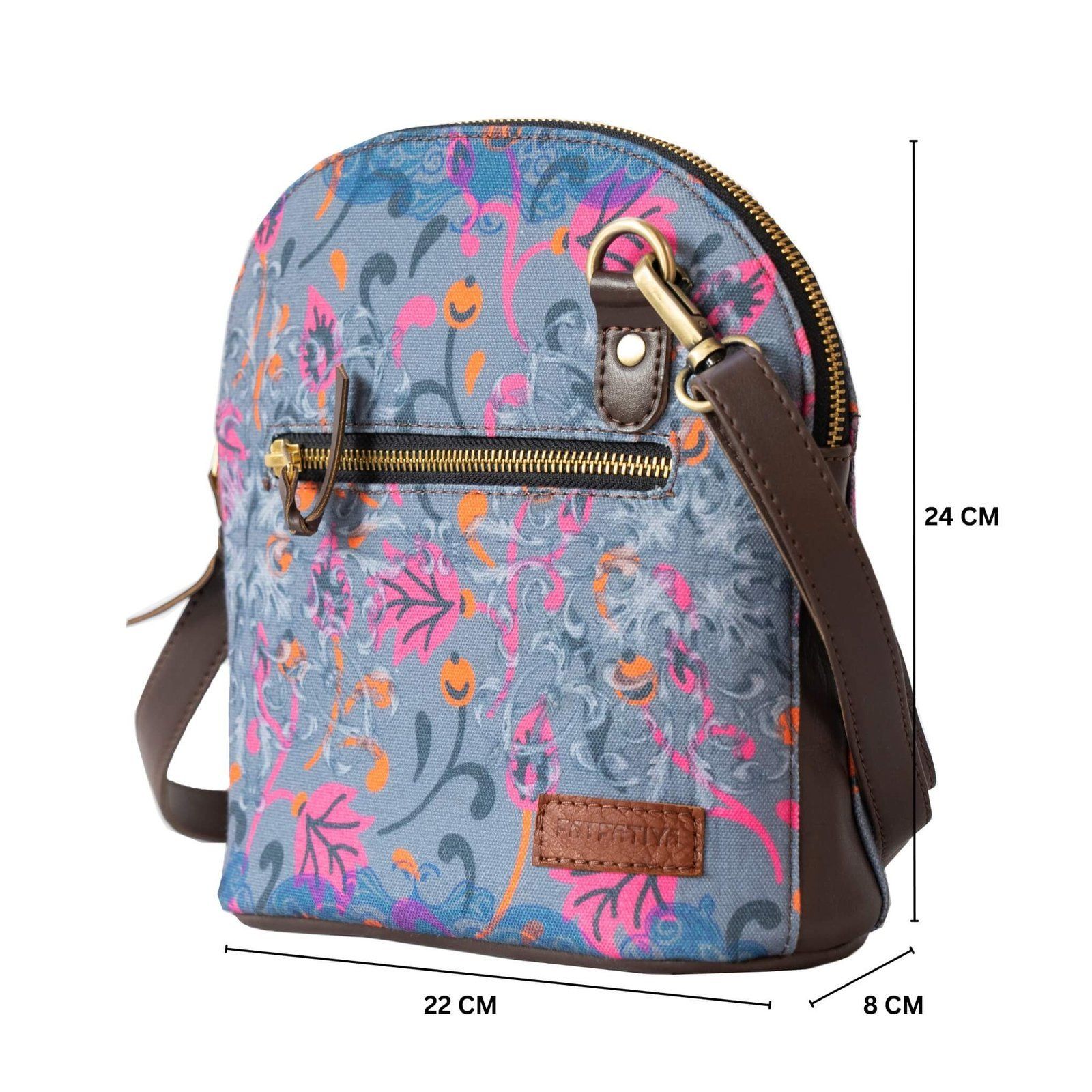 Pink Grey Women‚ Designer Crossbody Bag image 3