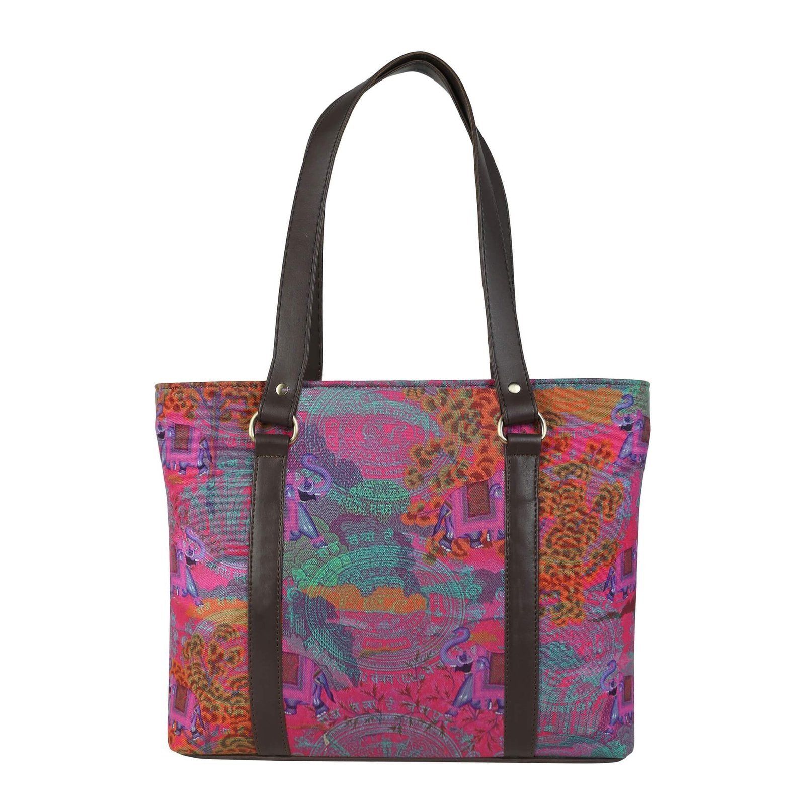 Royal Elephant Shoulder Tote Bag image 3