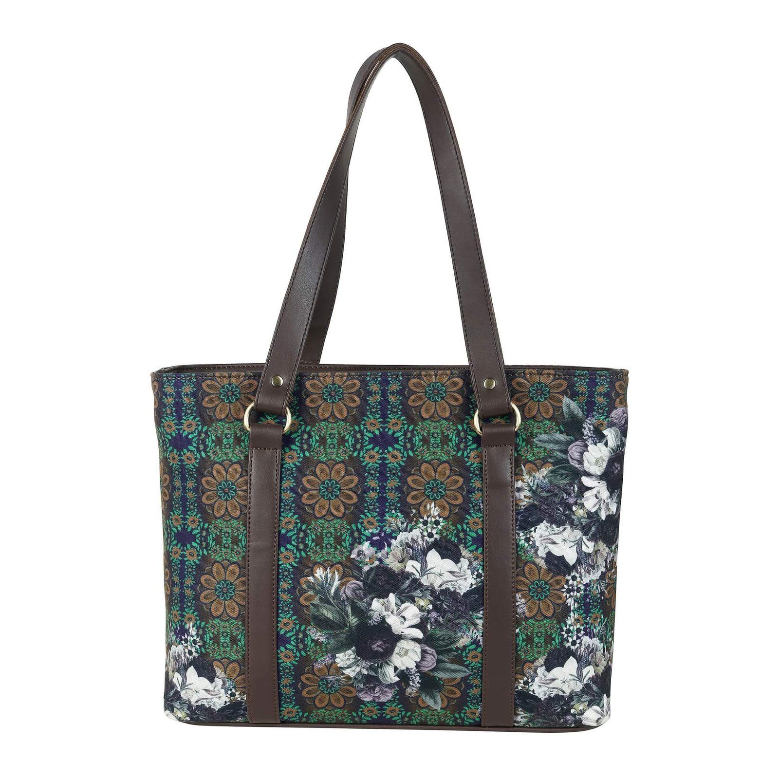 Flower Garden Print Side Tote Bag image 3