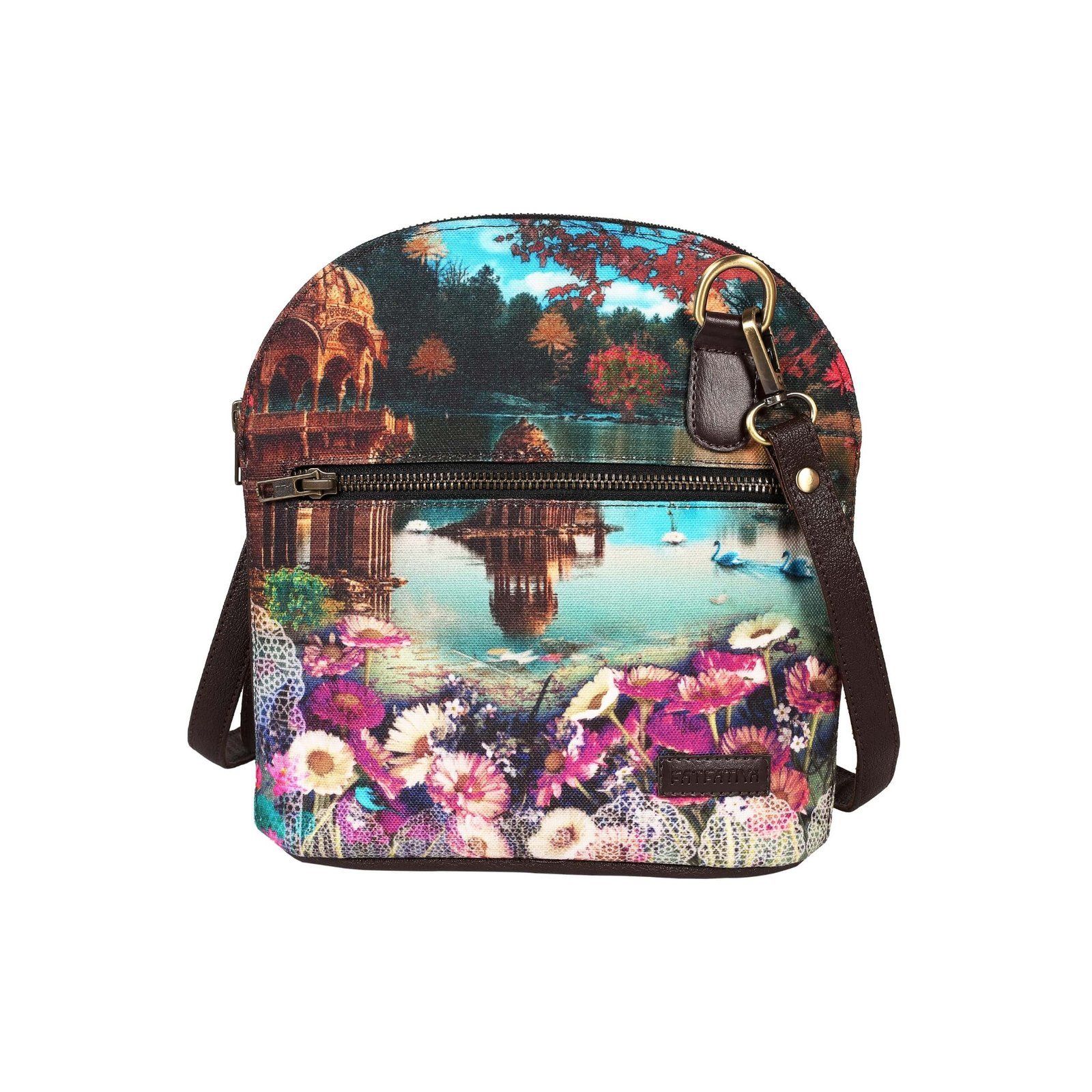 Floral & Palace Dome Trendy Women's Crossbody image 3