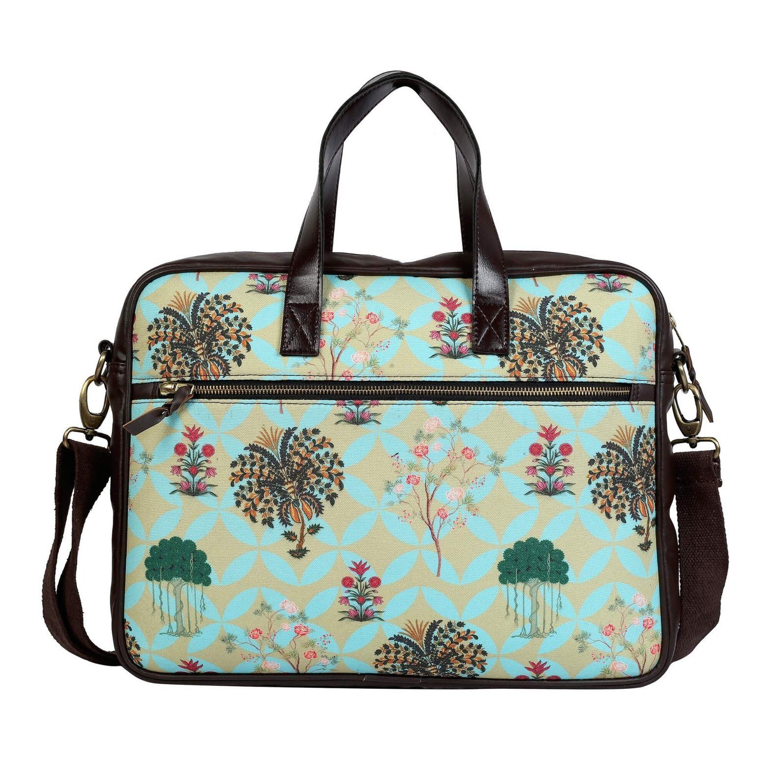 Garden Design Laptop Messenger Bag image 3