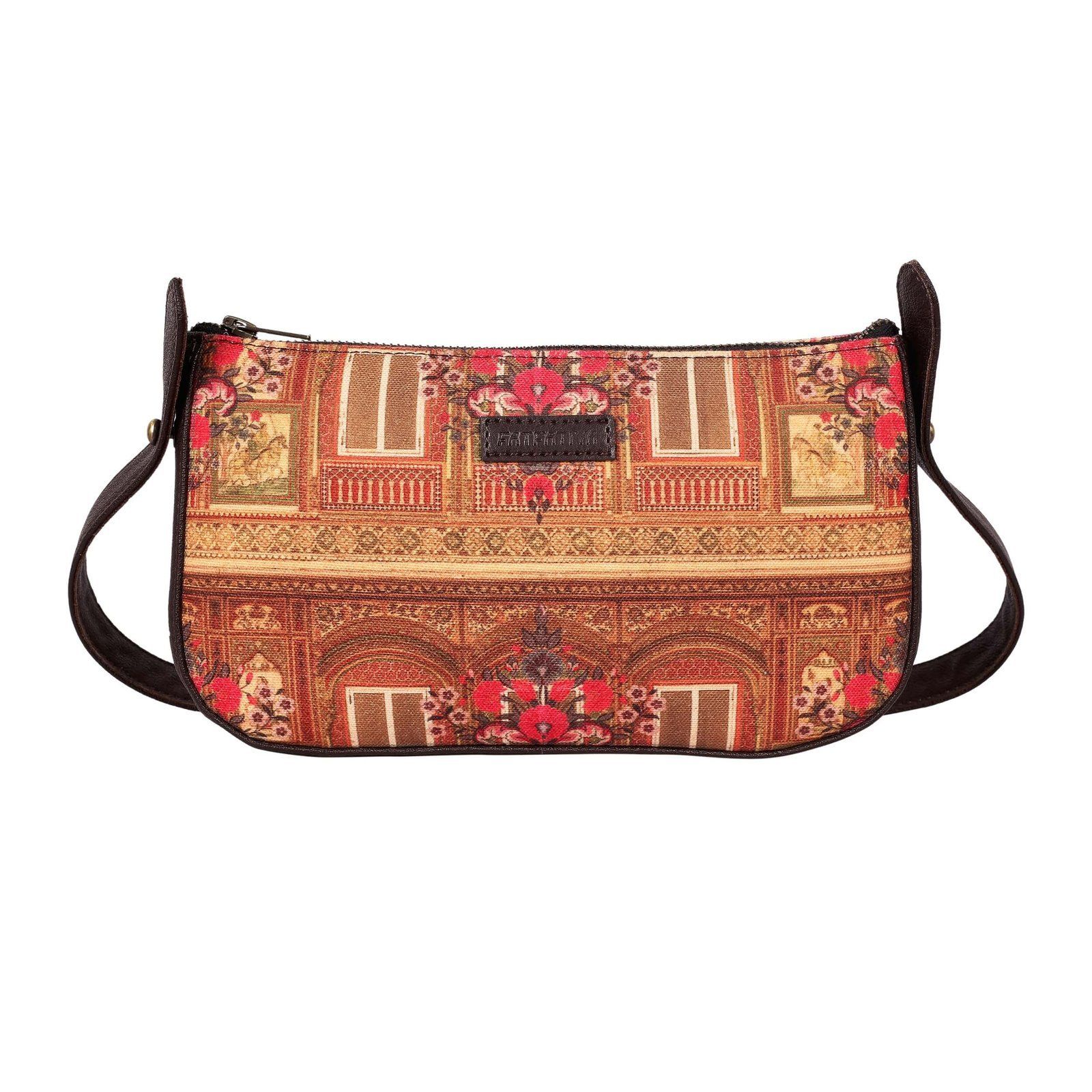 Ethnic Haveli Design Baguette Bag For Women image 3