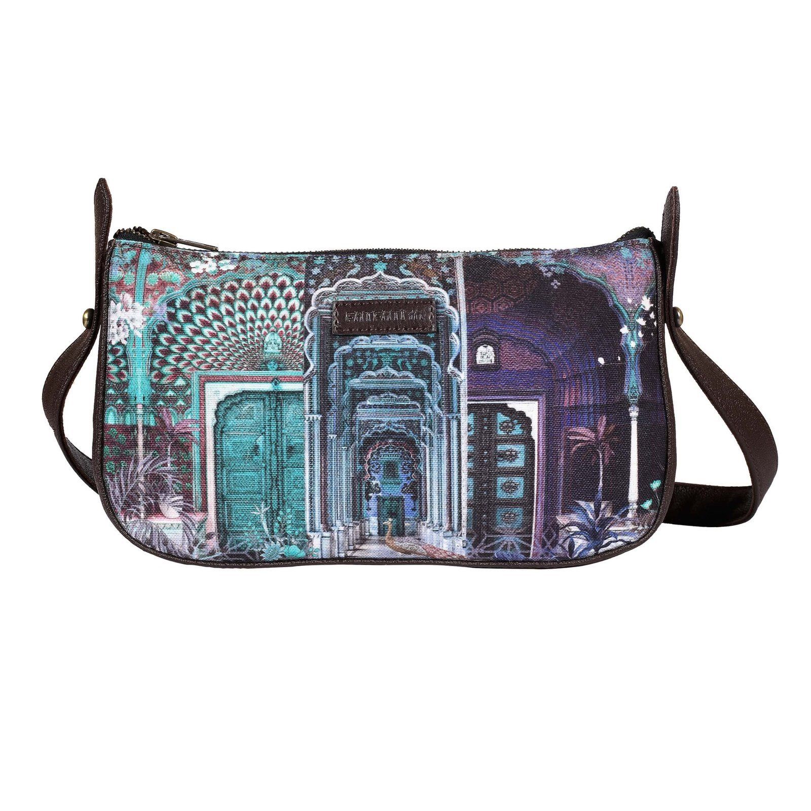 Royal Rajasthani Doors Cute Baguette Bag image 3