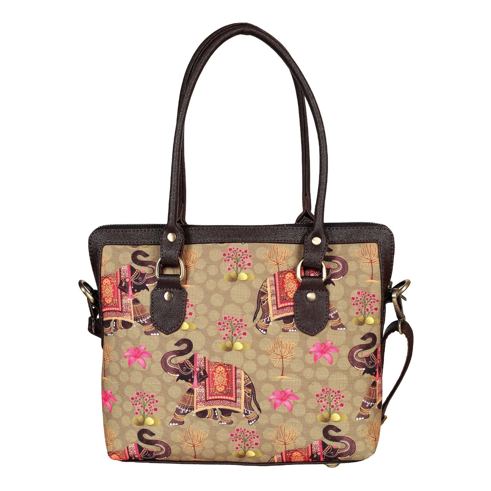 Royal Elephant Print Teacher Bag image 3