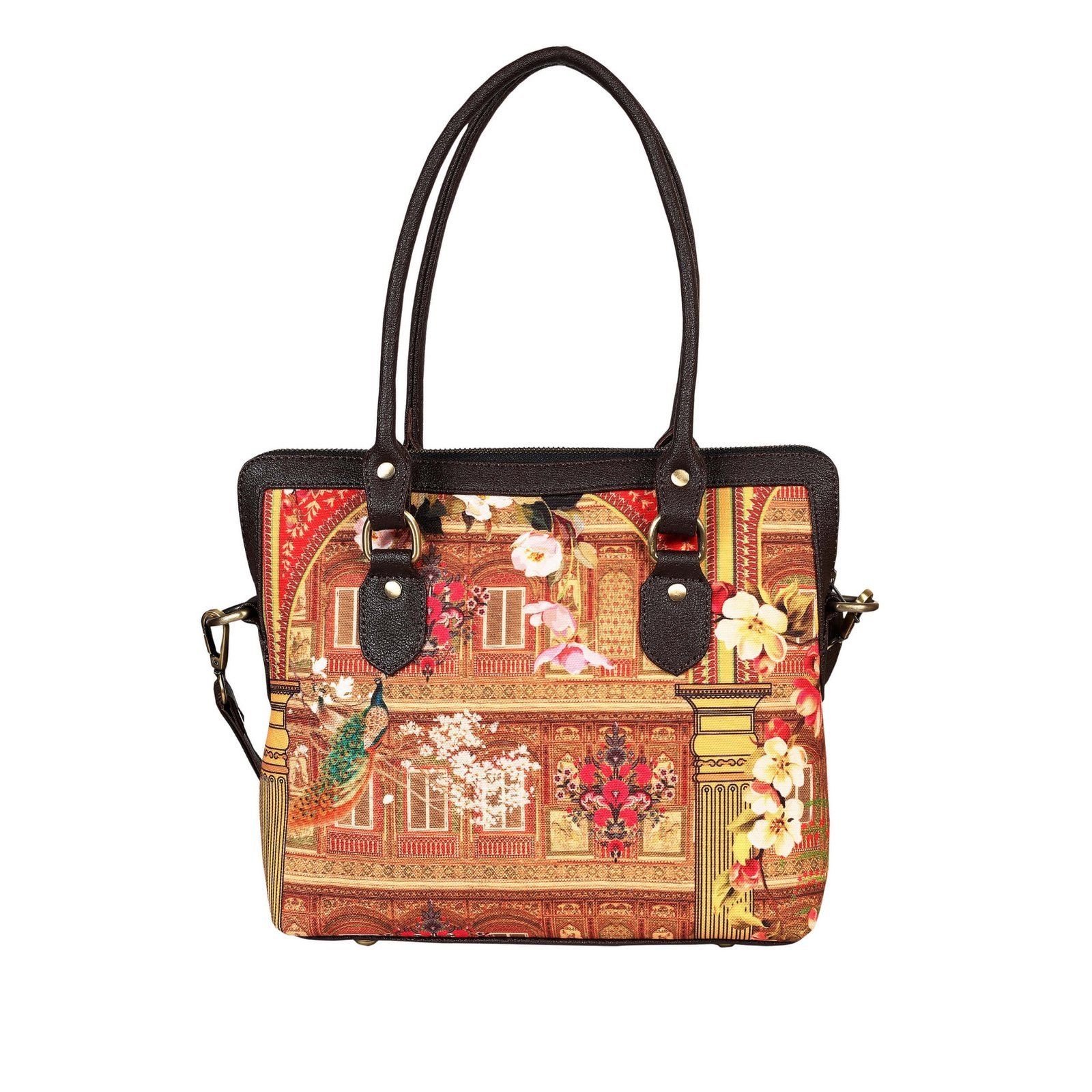 Shekhawati Haveli Motif Rustic Teacher Bag image 3
