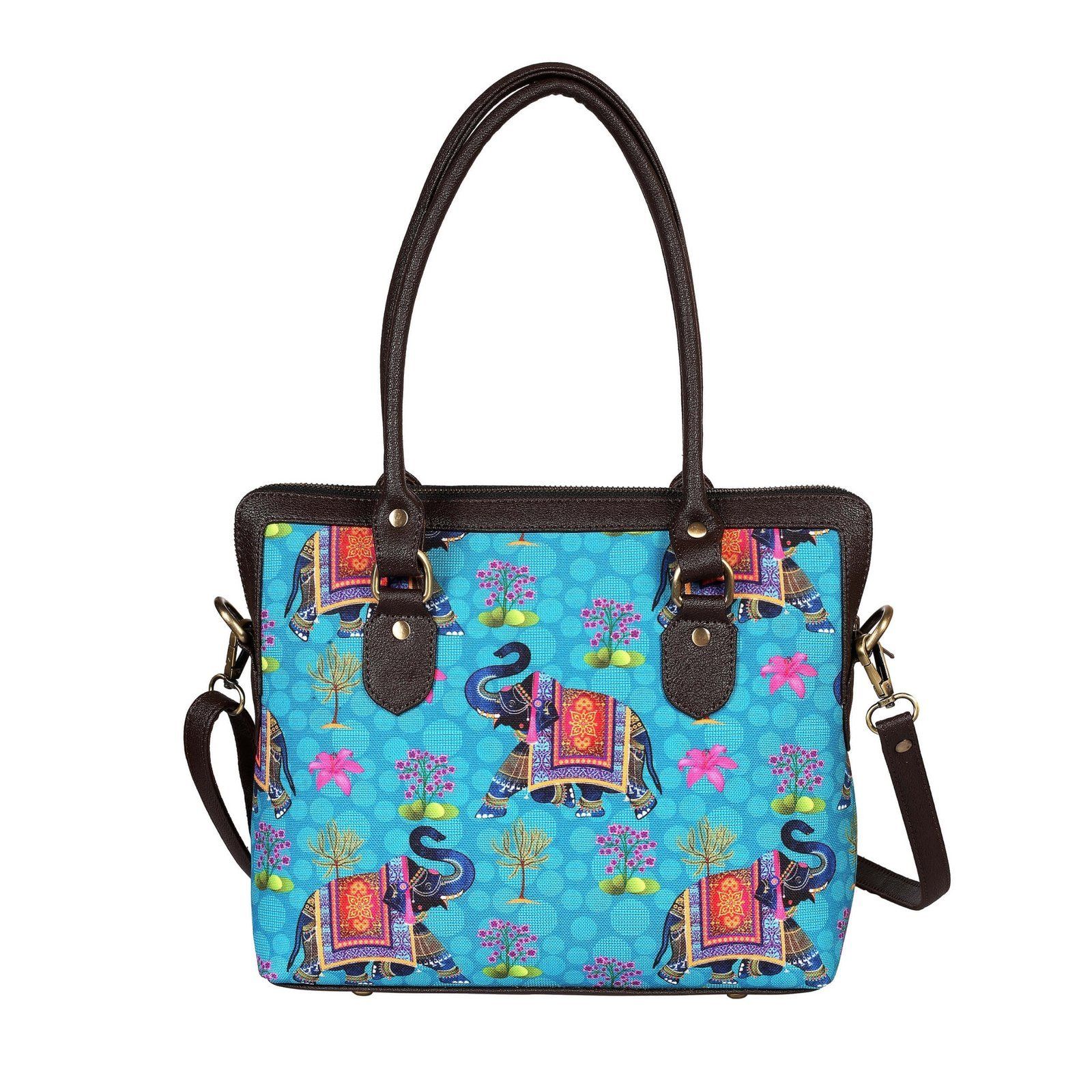 Royal Elephant Motif Teacher Bag image 3