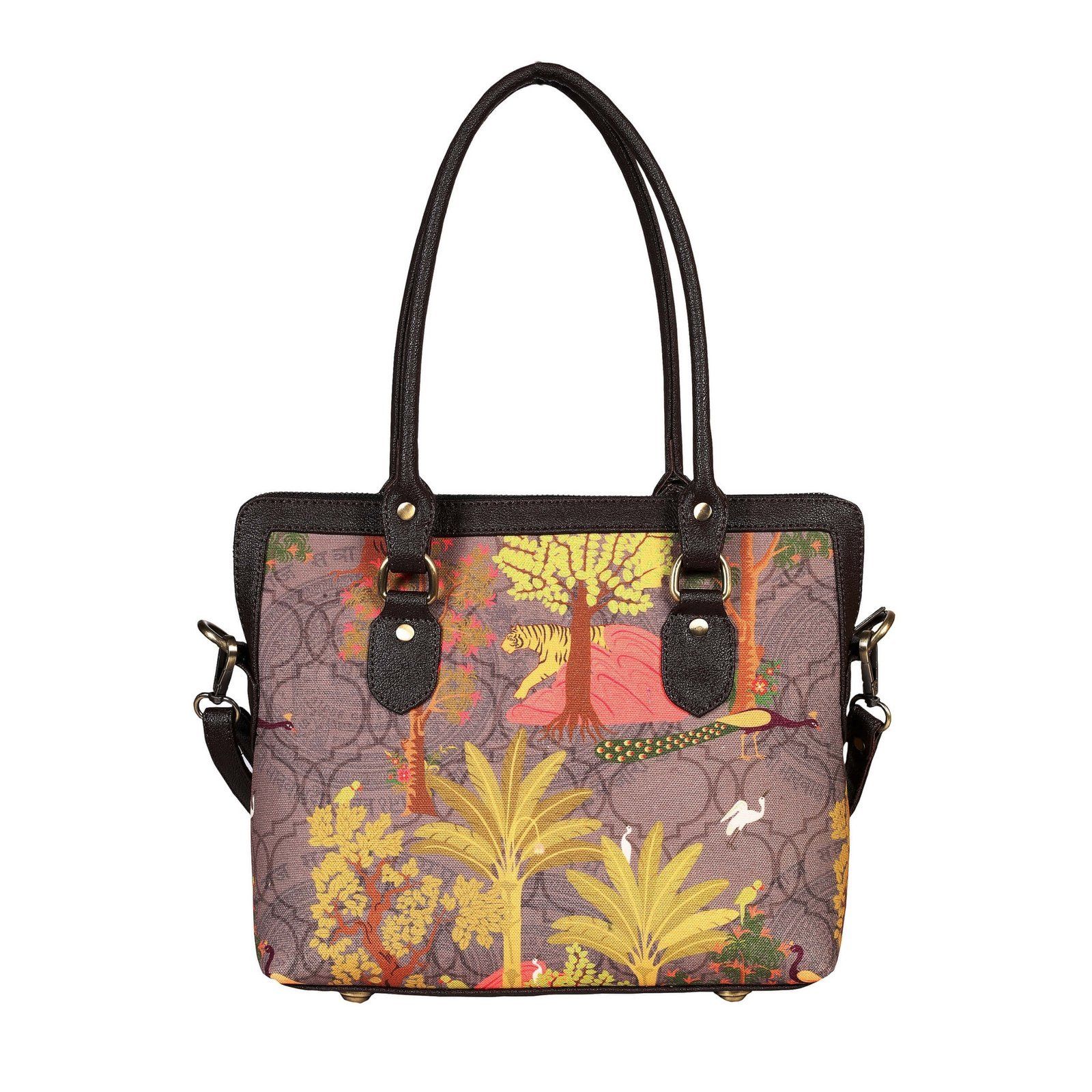 Tropical Garden Print Teacher Bag image 3
