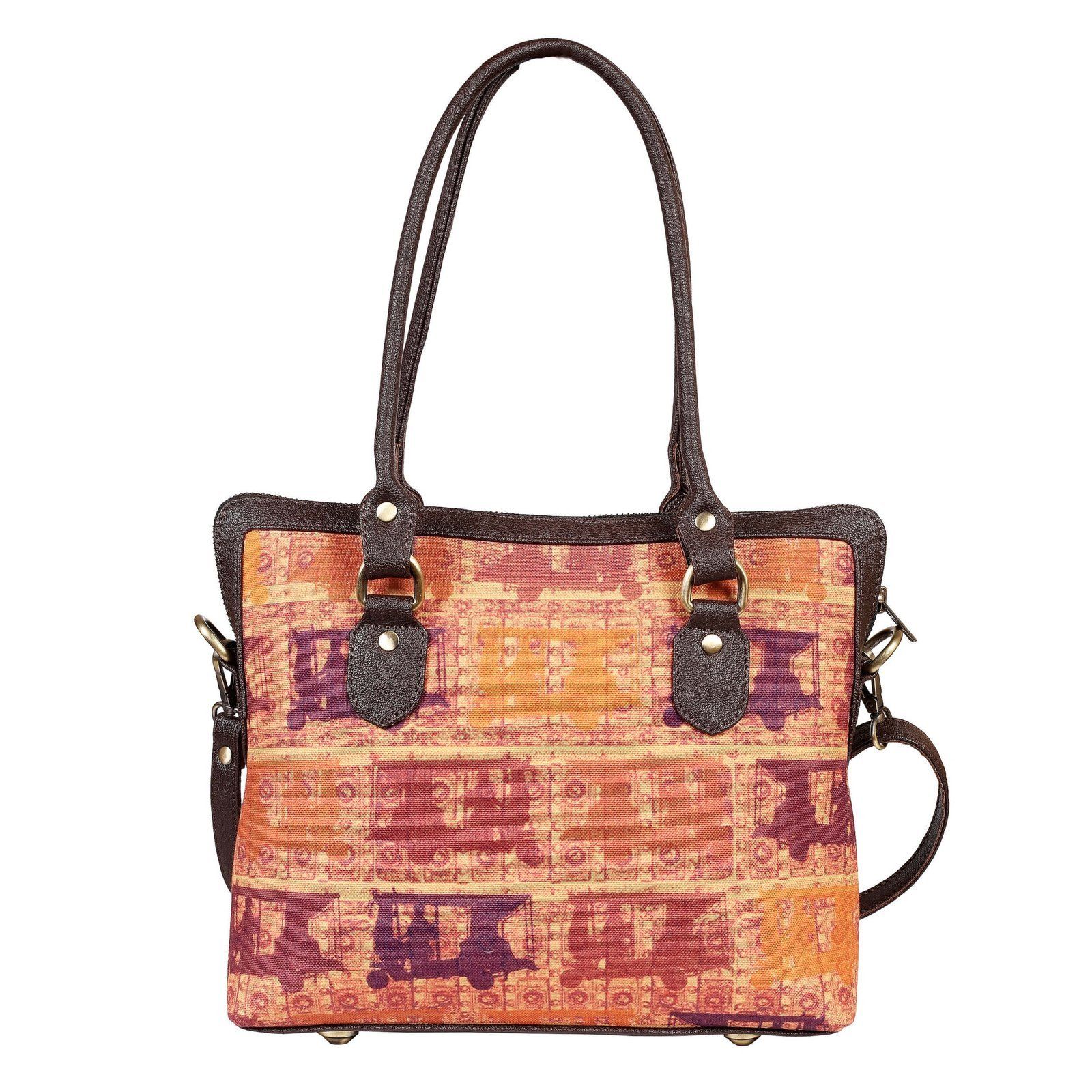 Rustic Texture Print Teacher Bag image 3