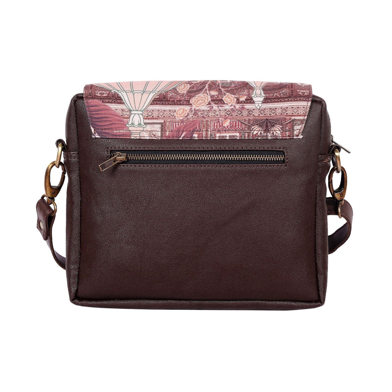 Elephant Procession Art Sling Bag image 3