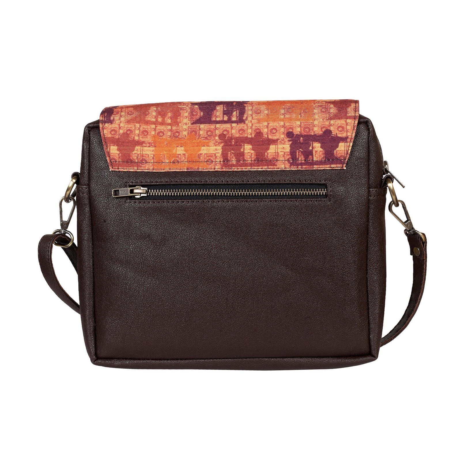 Rustic Auto Pattern Sling Bag image 3
