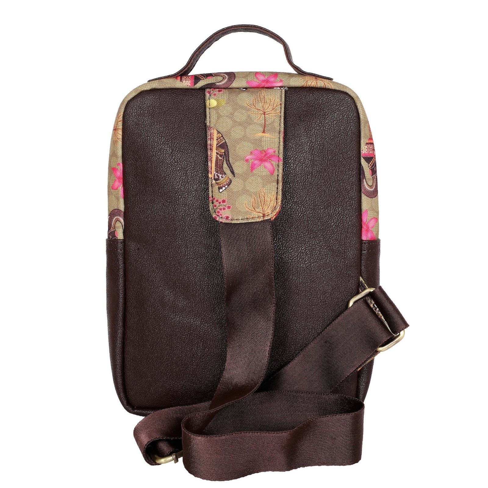 Elephant Motif Print Chest Bag image 3