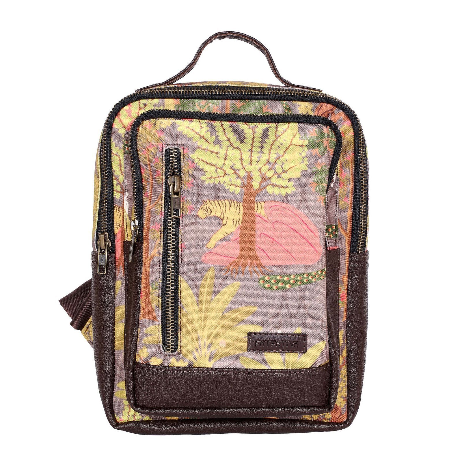 Tiger Art Print Chest Bag For Women image 3