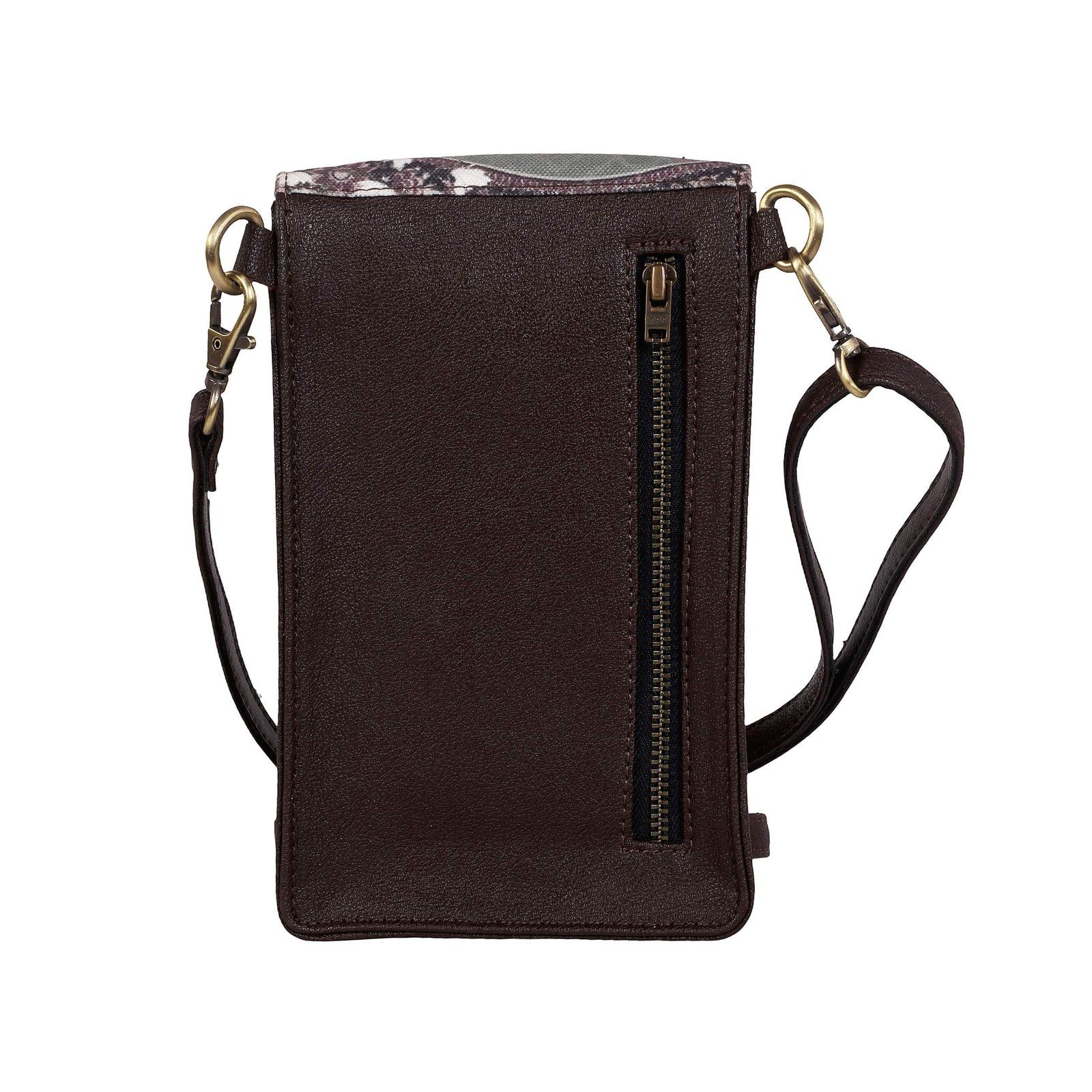 Vintage Architectural Print Mobile Sling Bag For Women image 3