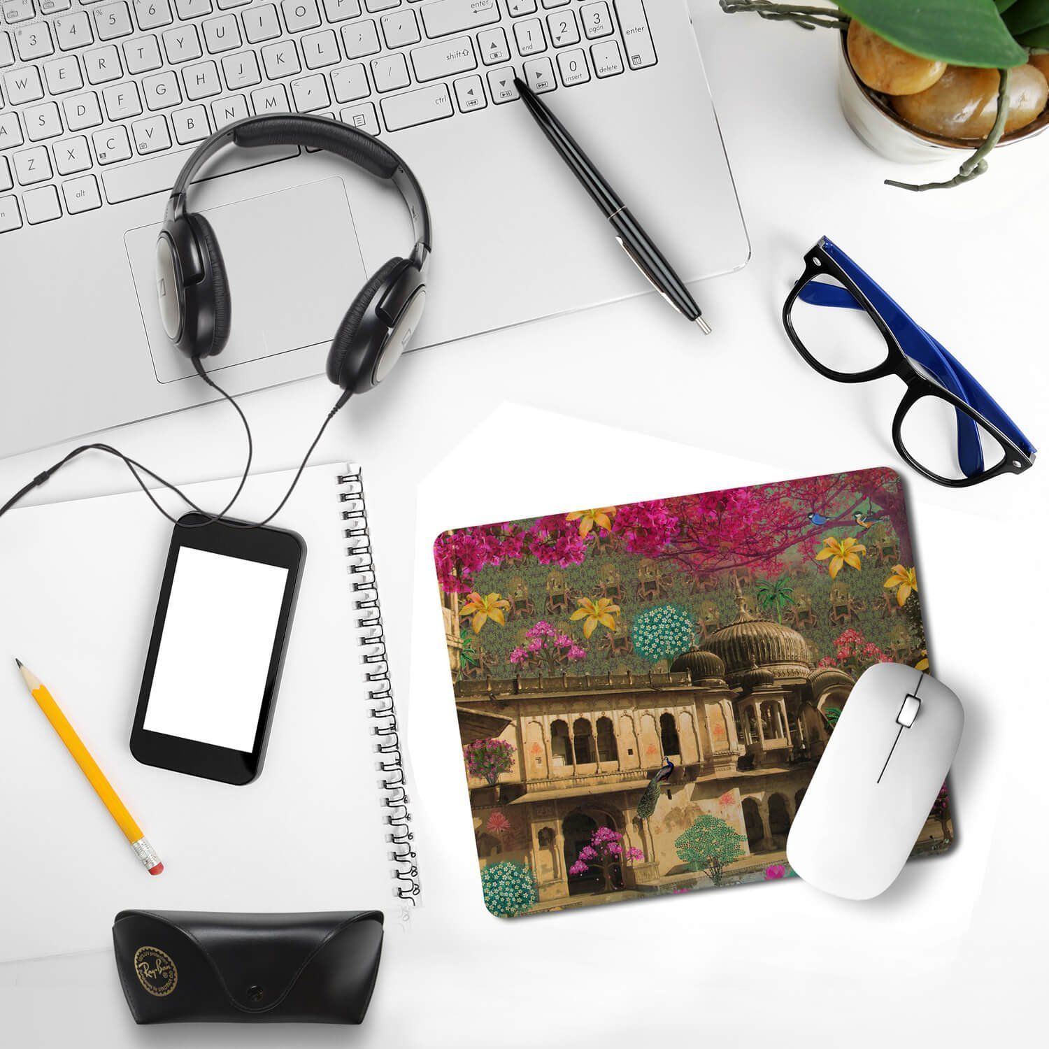 Beautiful Rajasthani Haveli Best Mouse Mat image 3