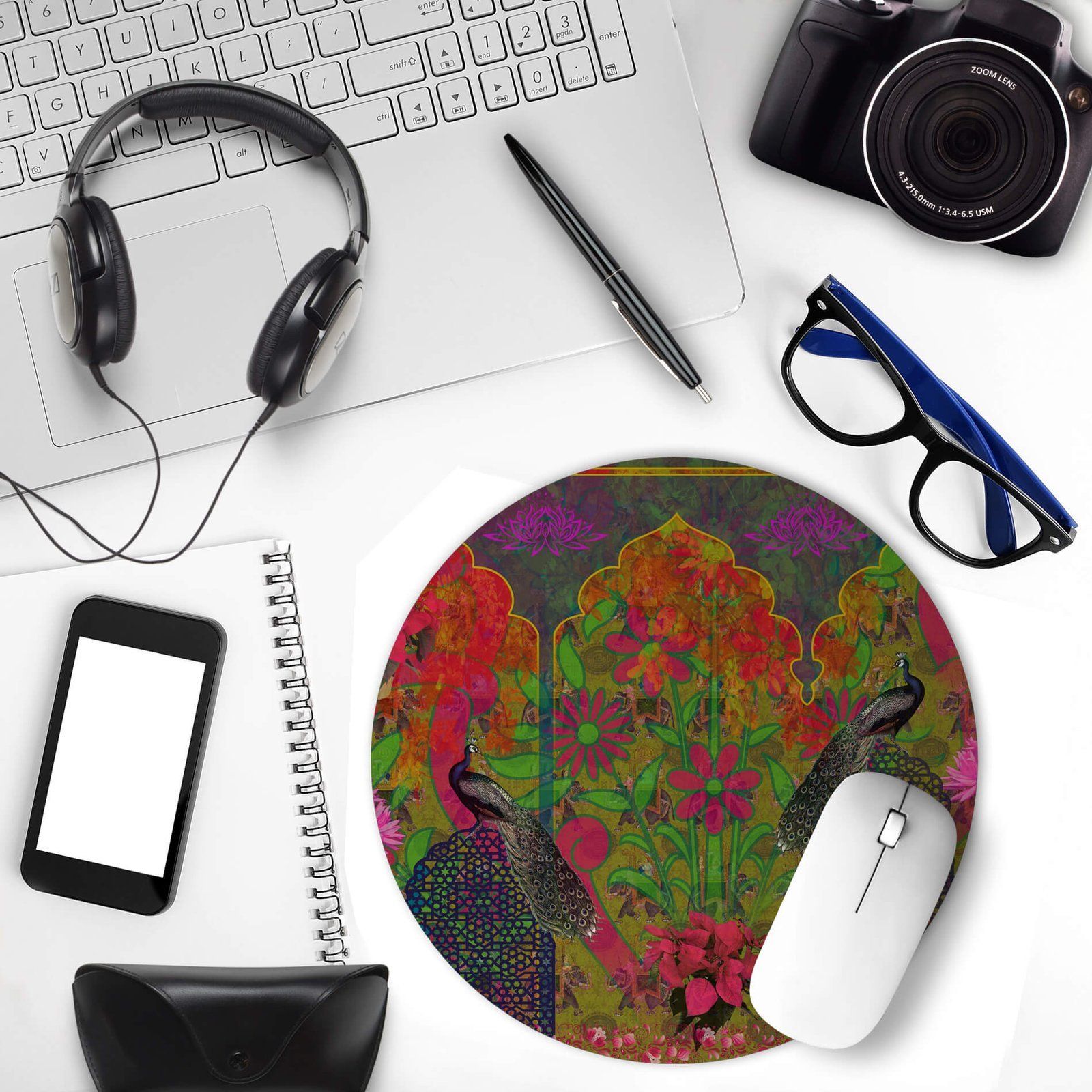 Two Beautiful Peacock Mouse Pad image 3
