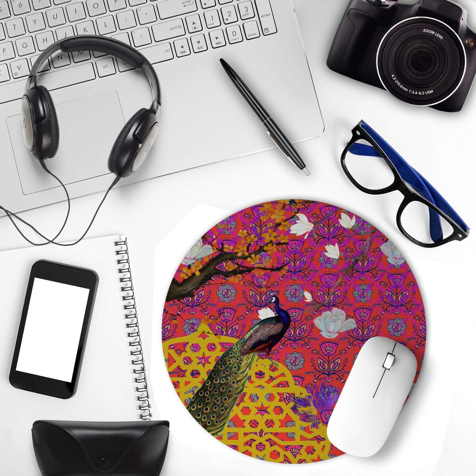 Peacock Designer Gaming Mouse Pad image 3