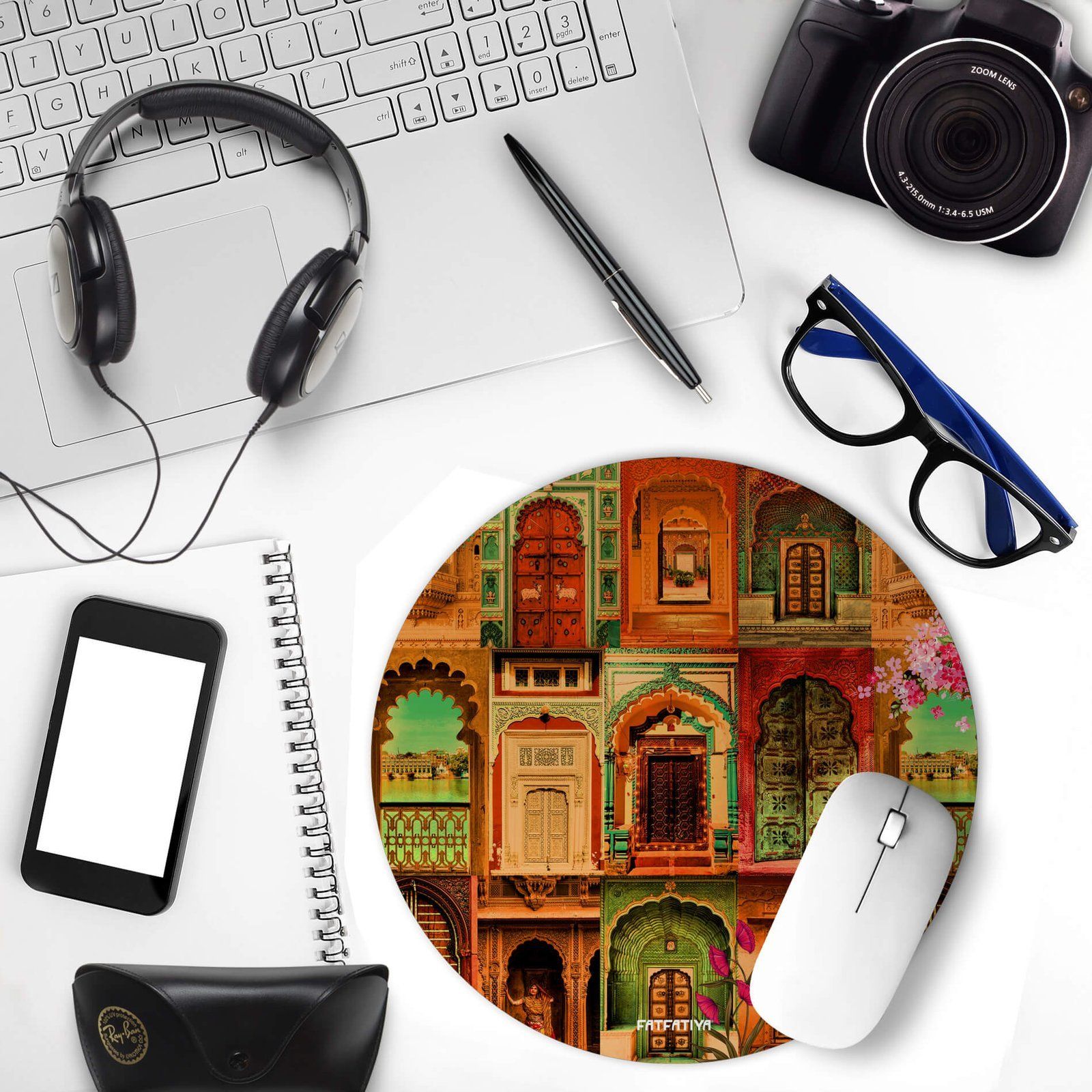 Rajasthani Doors Modern Mouse Pad image 3