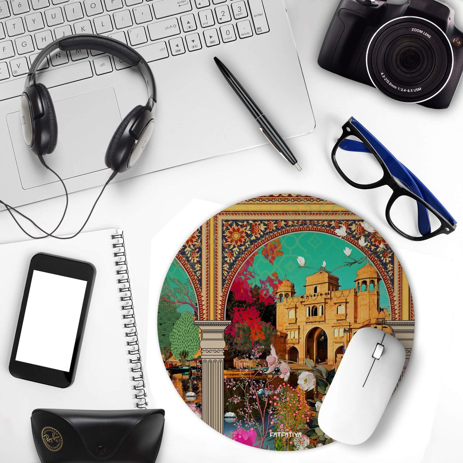 Charming Gadisar Lake Smart Mouse Pad image 3