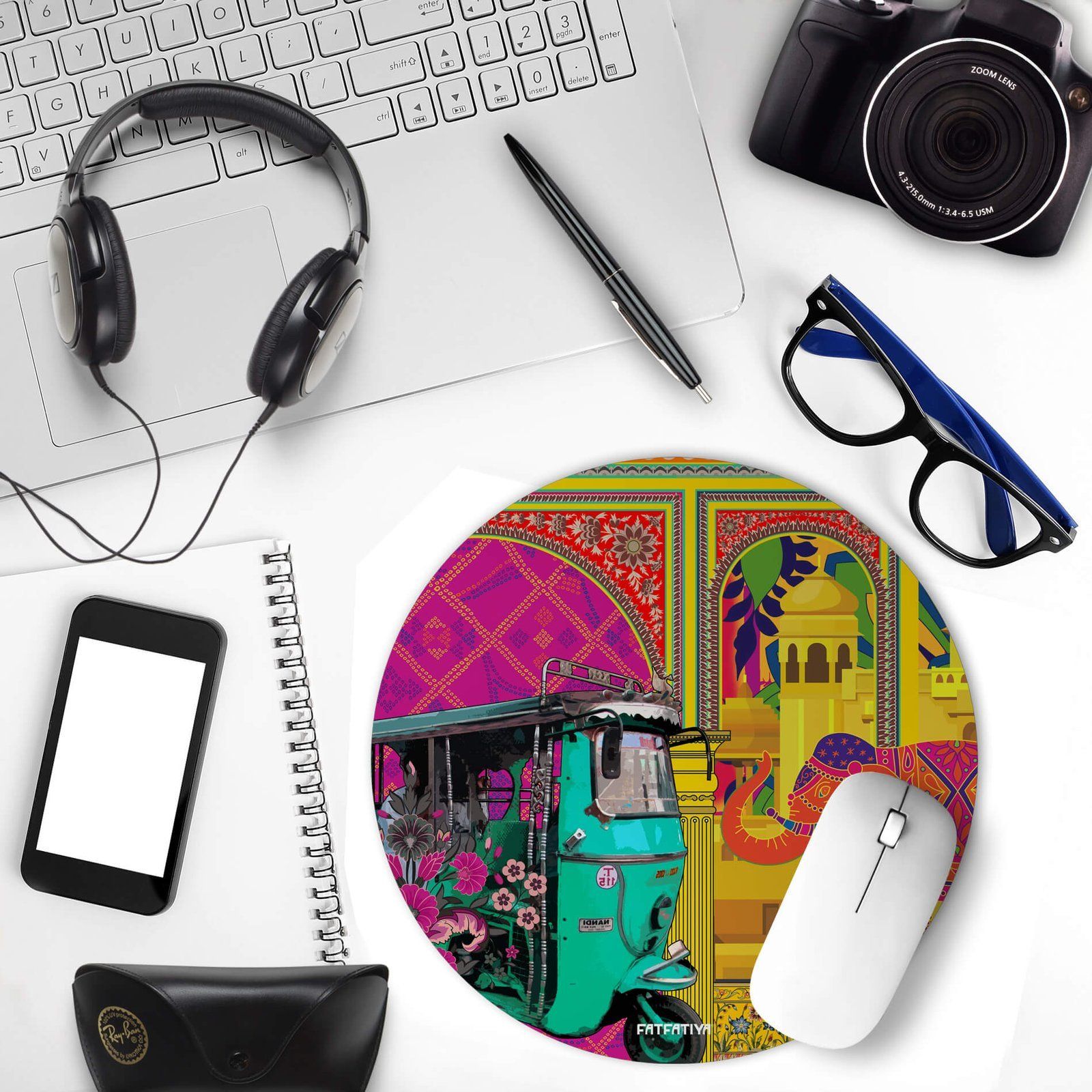 Colorful Shekhawati Best Desk Mouse Pad image 3