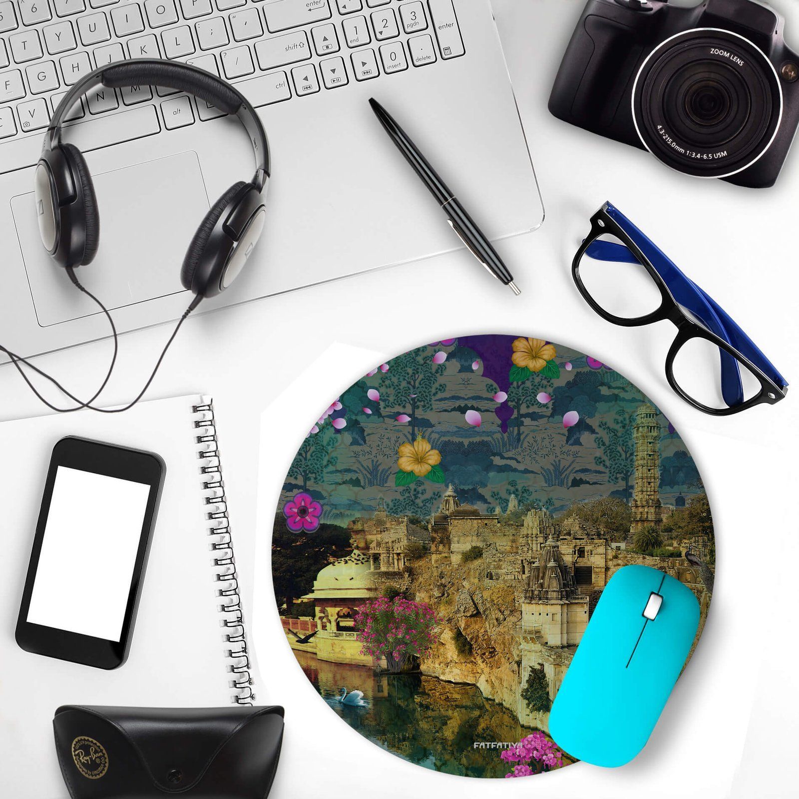 Spectacular Chittor Fort Aesthetic Mouse Pad image 3