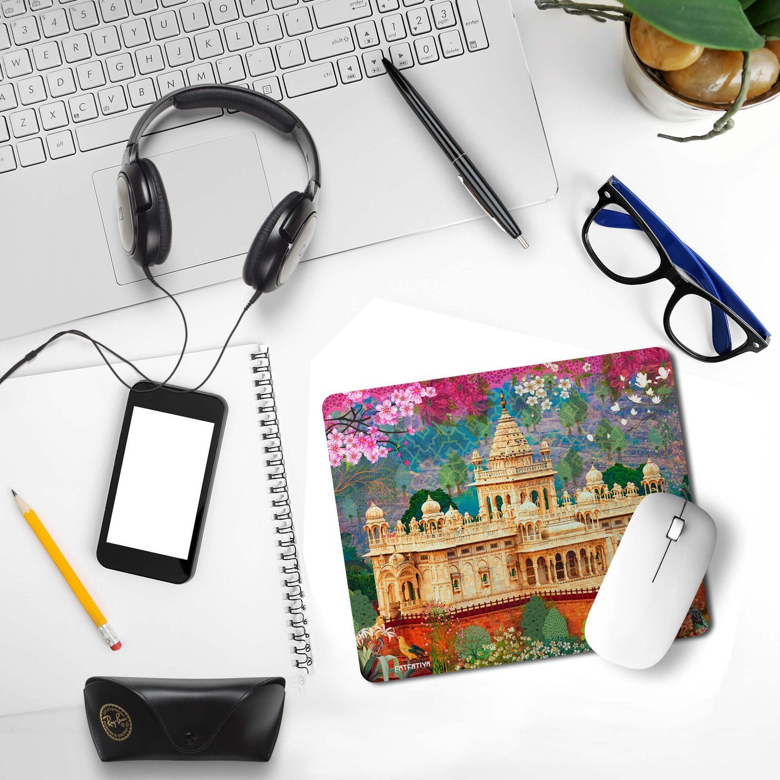 Serene Jaswant Thada Best Desk Mousepad image 3