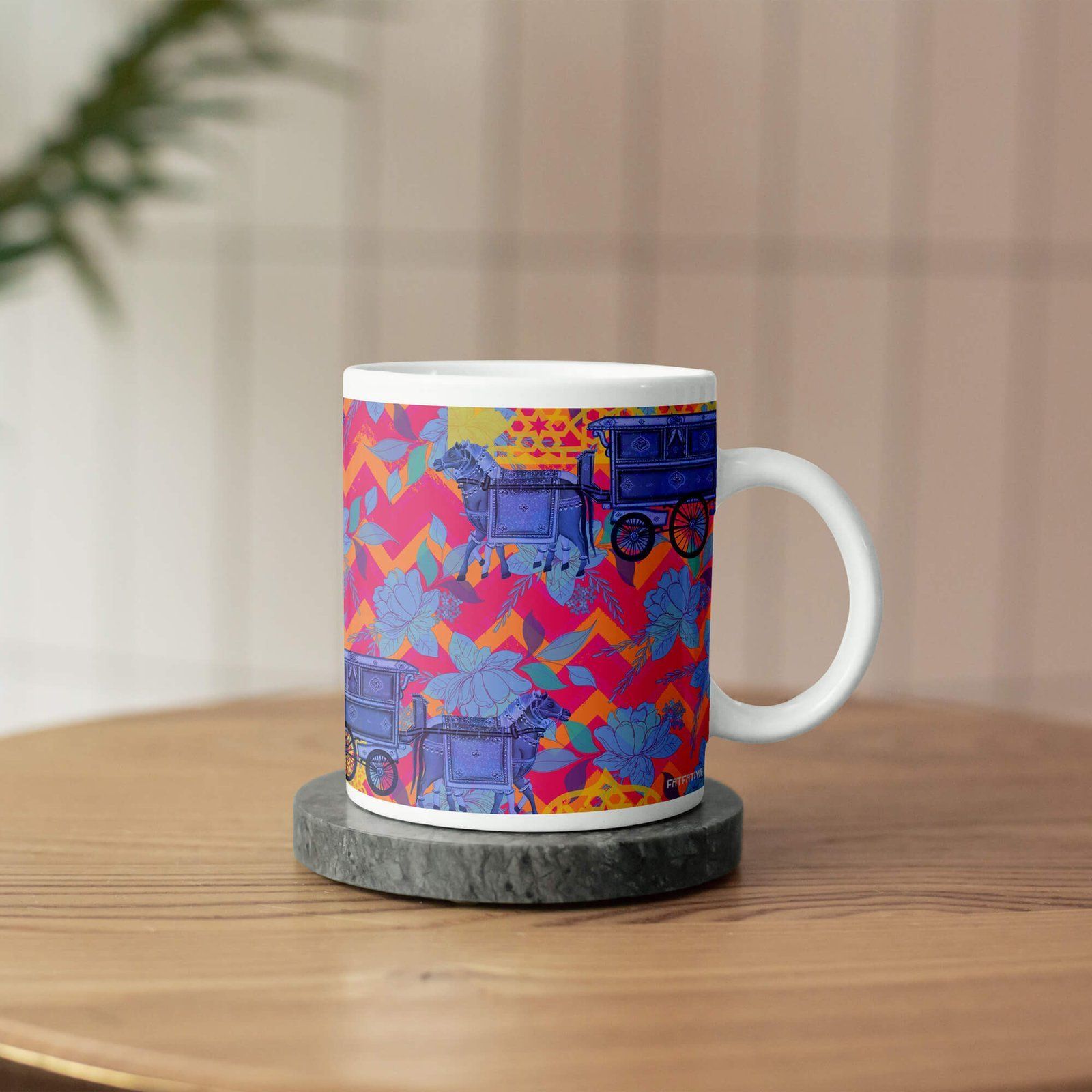 Horse Cart Gorgeous Coffee Mug image 3
