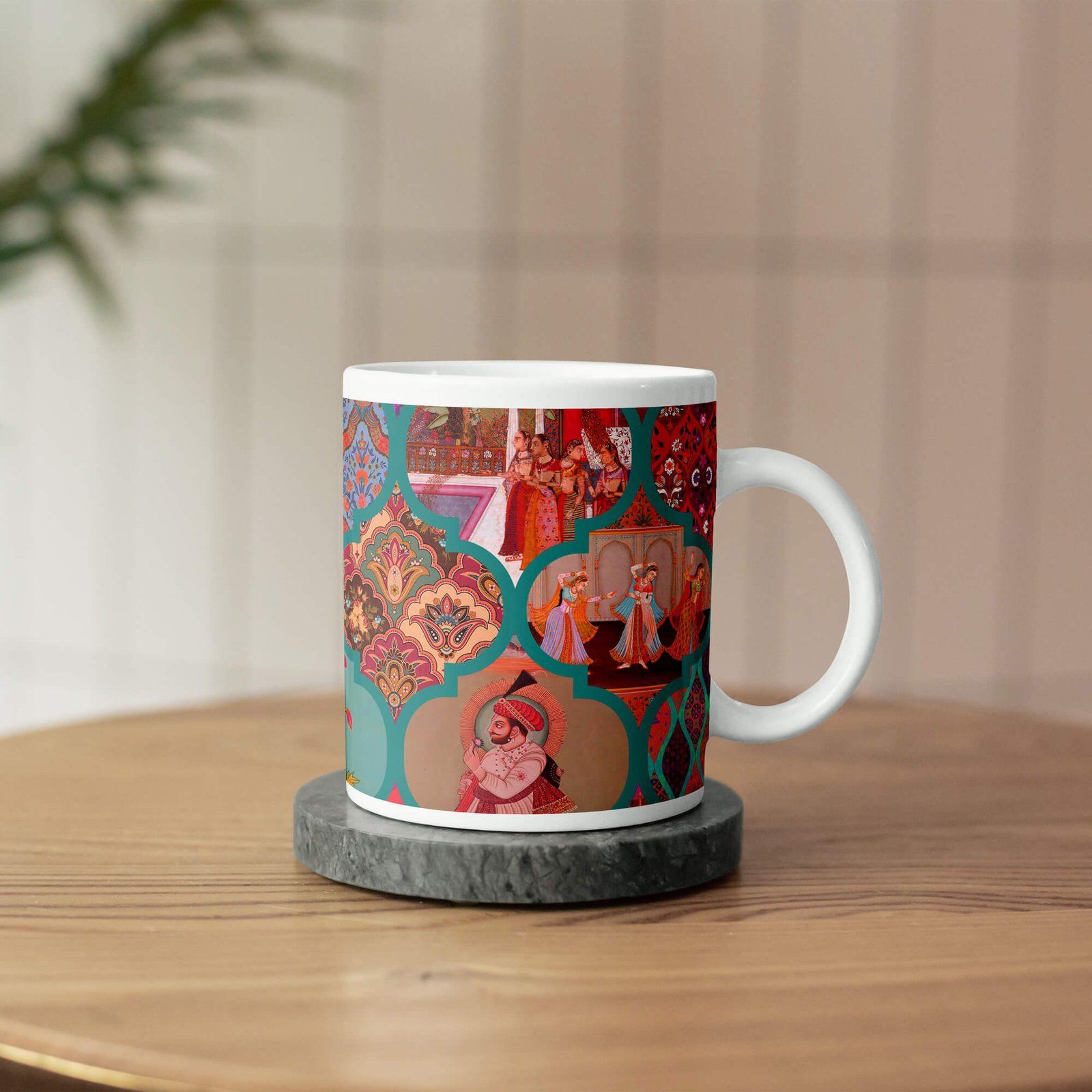 Mesmerizing Rajasthan Unique Ceramic Mug image 3