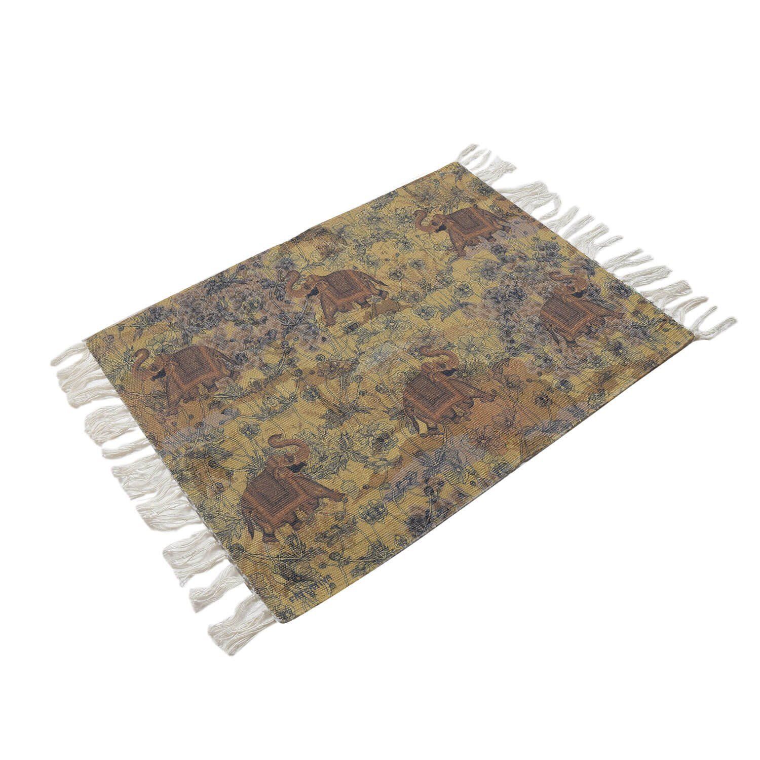 Jaipuri Elephant Recycled Area Rug image 3