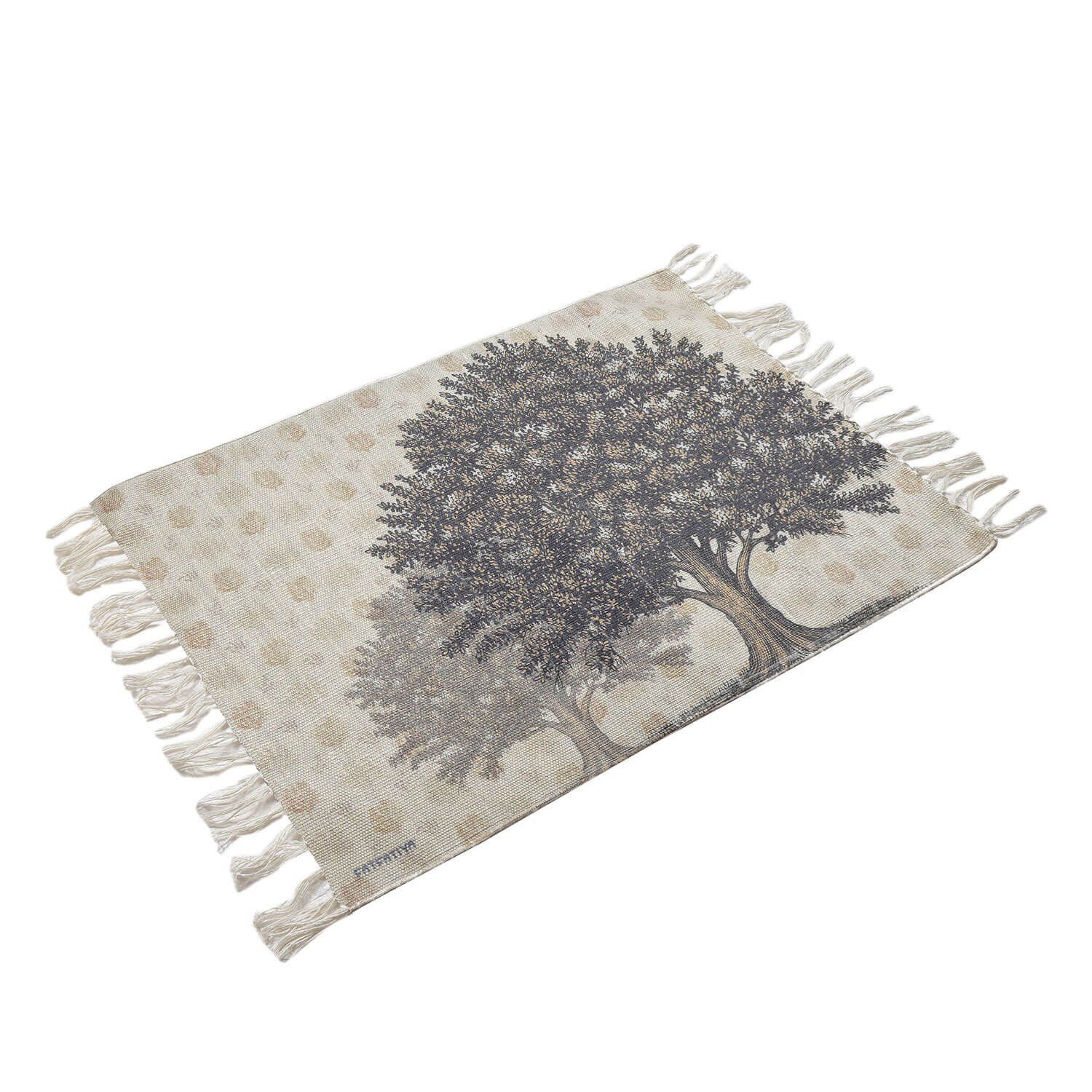 Contemporary Big Tree Polyester Rug image 3