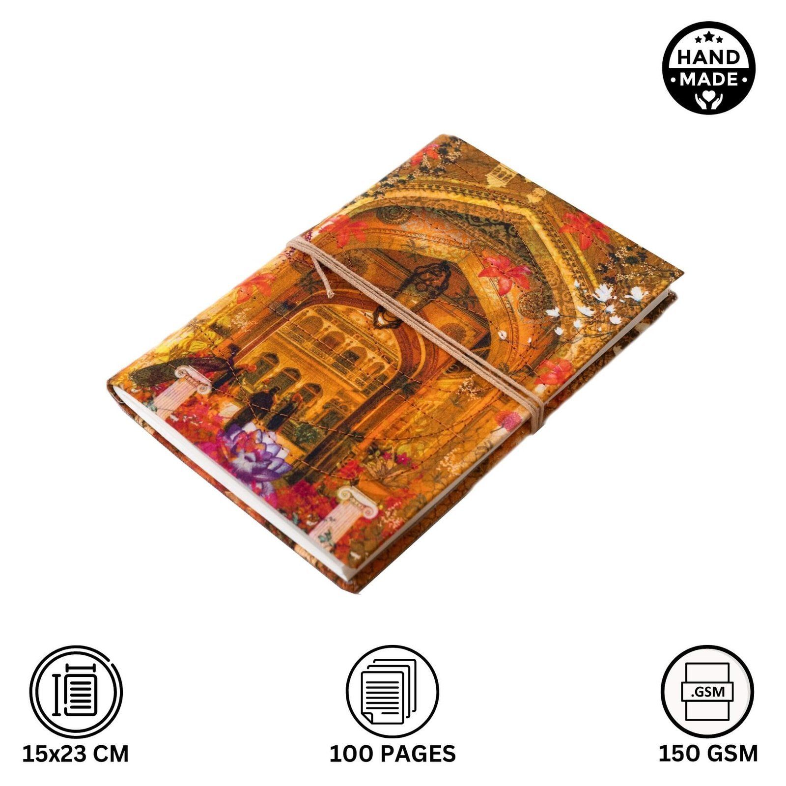 City Palace Recycled Handmade Notebook image 3