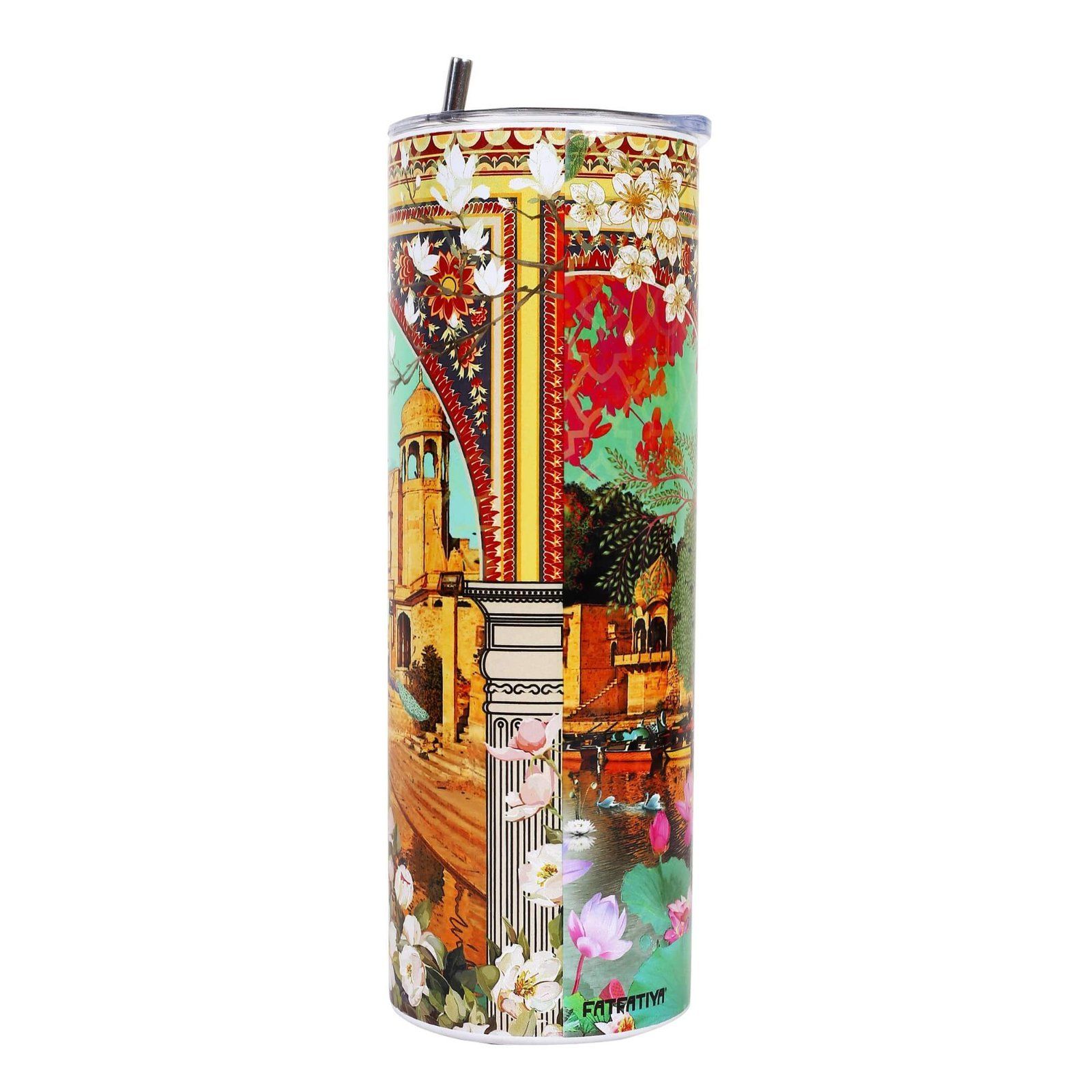 Golden City Lake Insulated Tumbler Bottle image 4