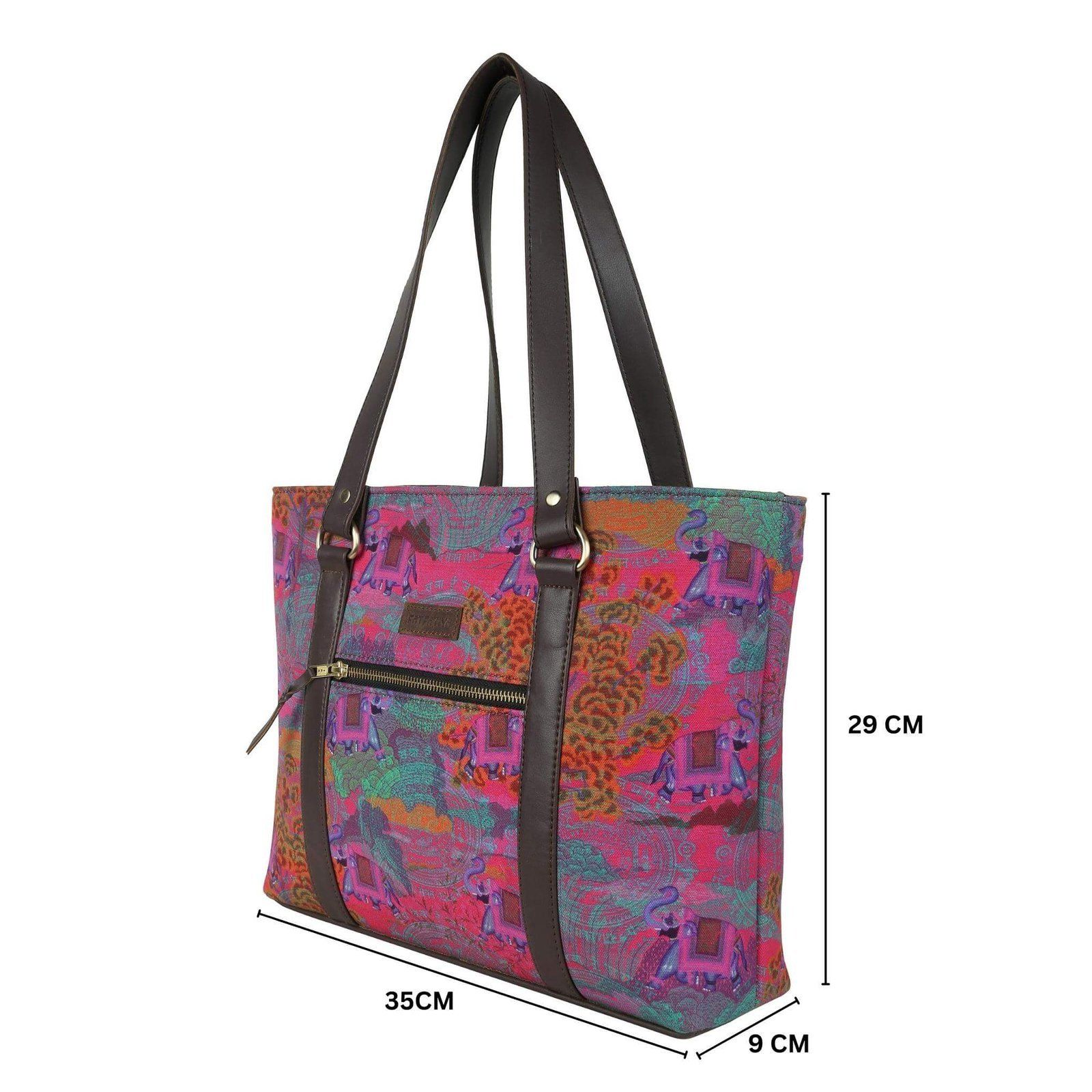 Royal Elephant Shoulder Tote Bag image 4