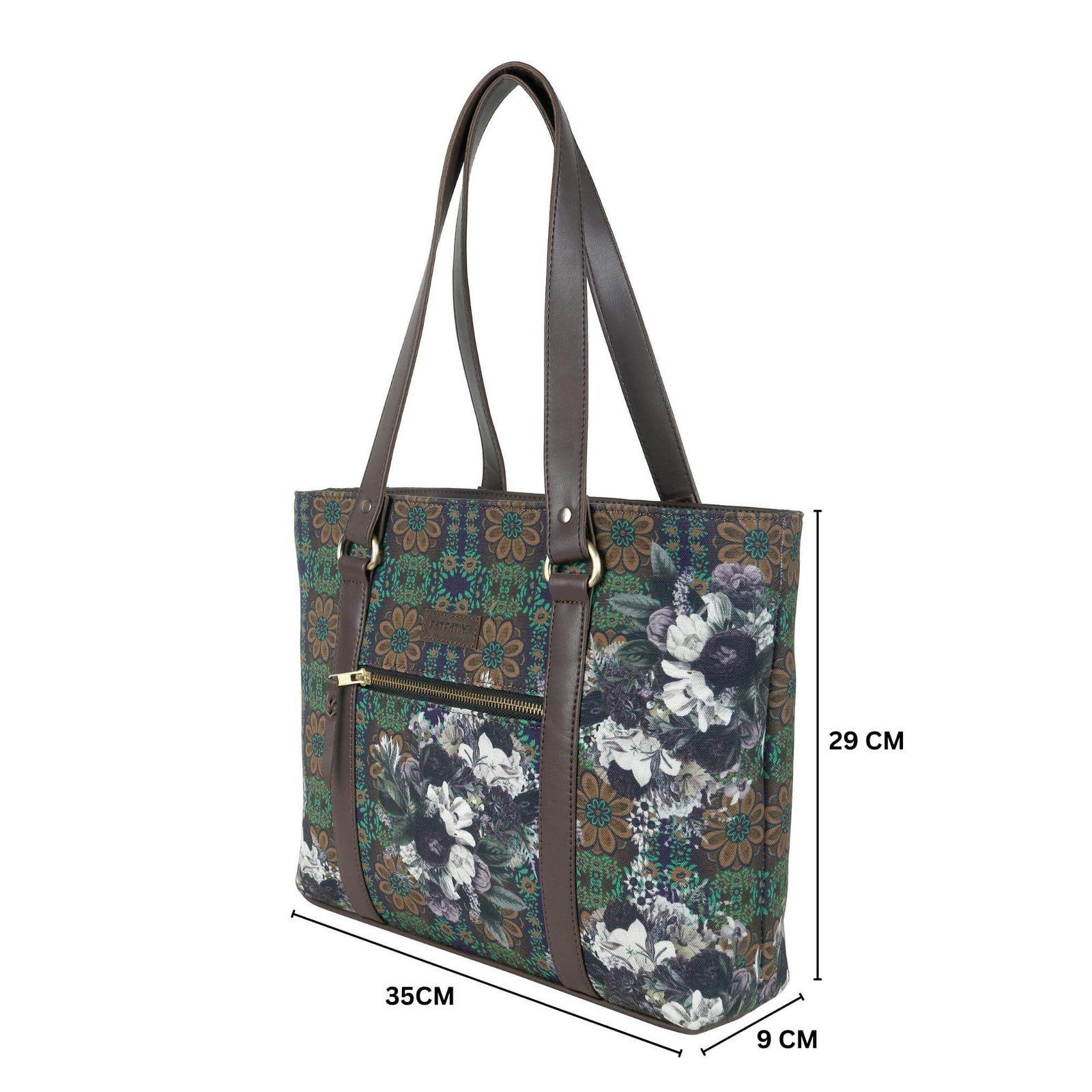 Flower Garden Print Side Tote Bag image 4