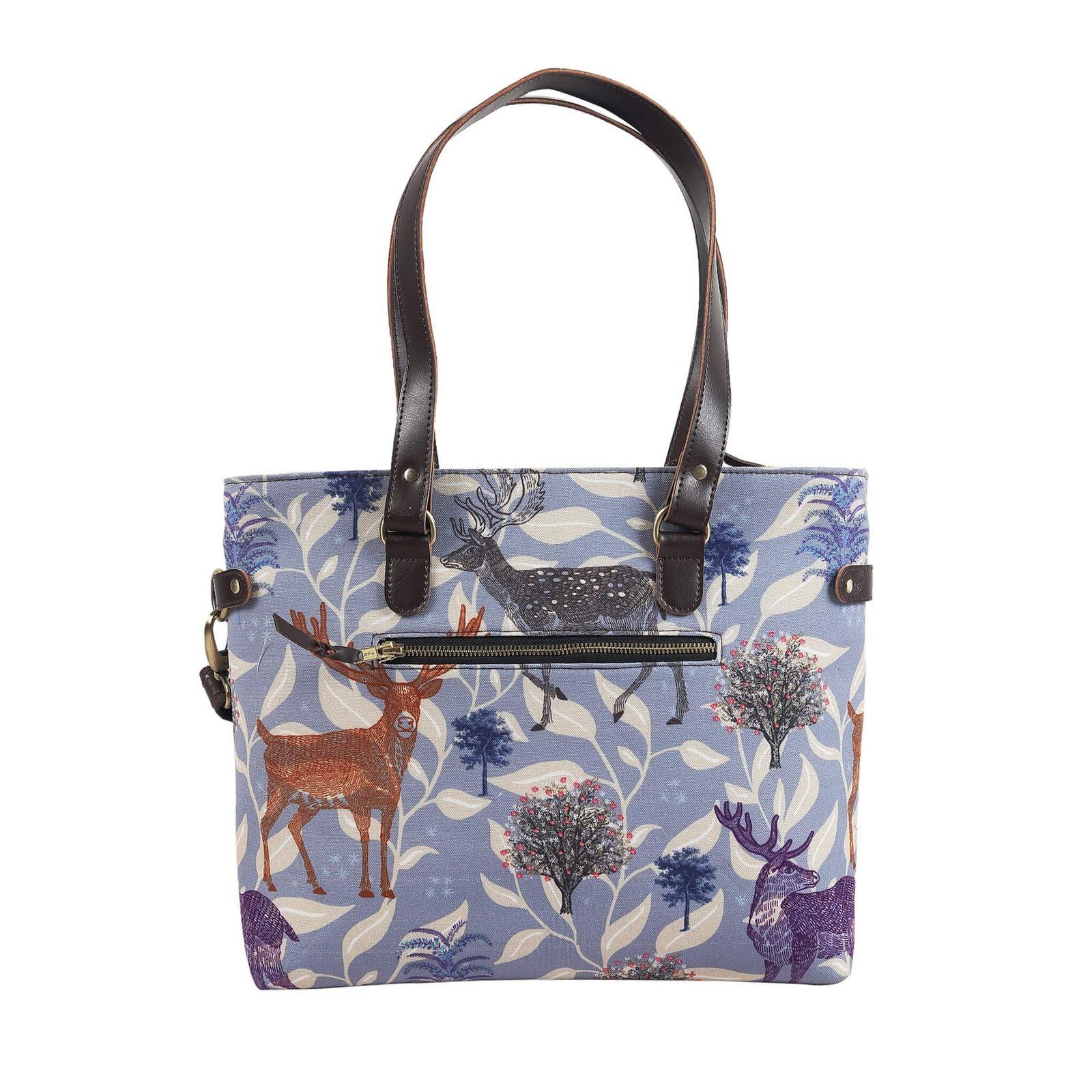 Handmade Deer Motif Stylish Office Bag image 4