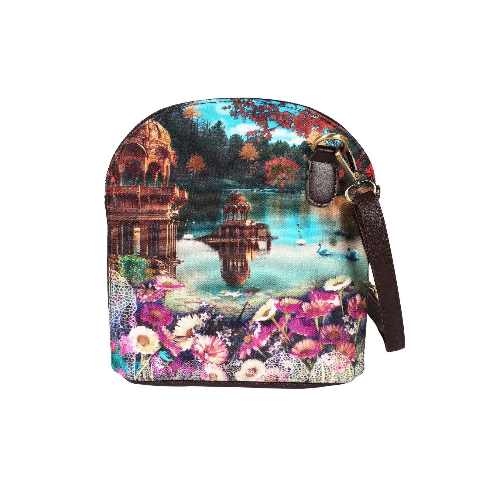 Floral & Palace Dome Trendy Women's Crossbody image 4