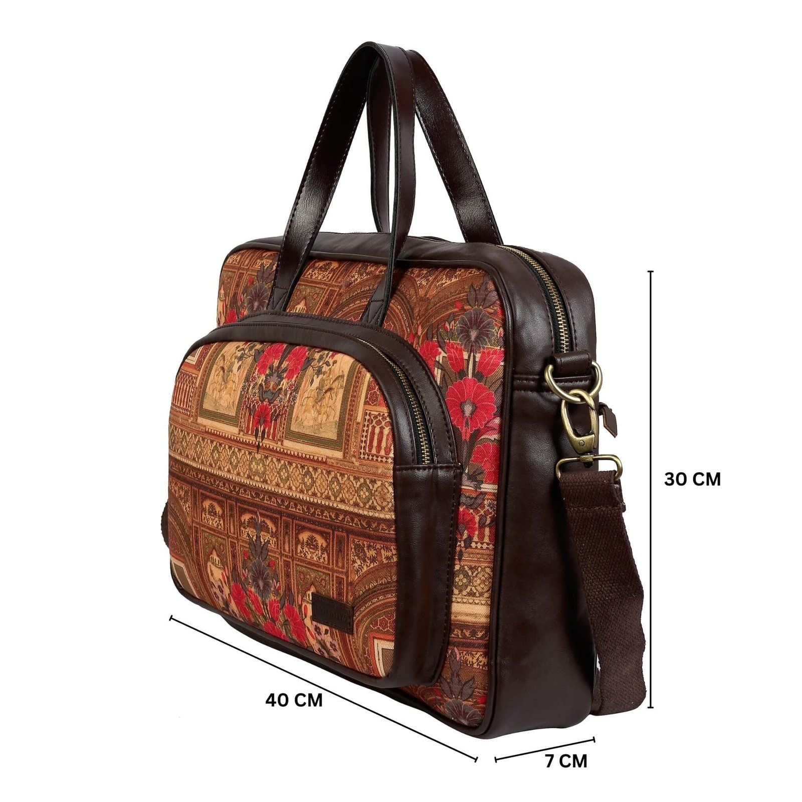 Shekhawati Haveli Designer Laptop Bag For Women image 4