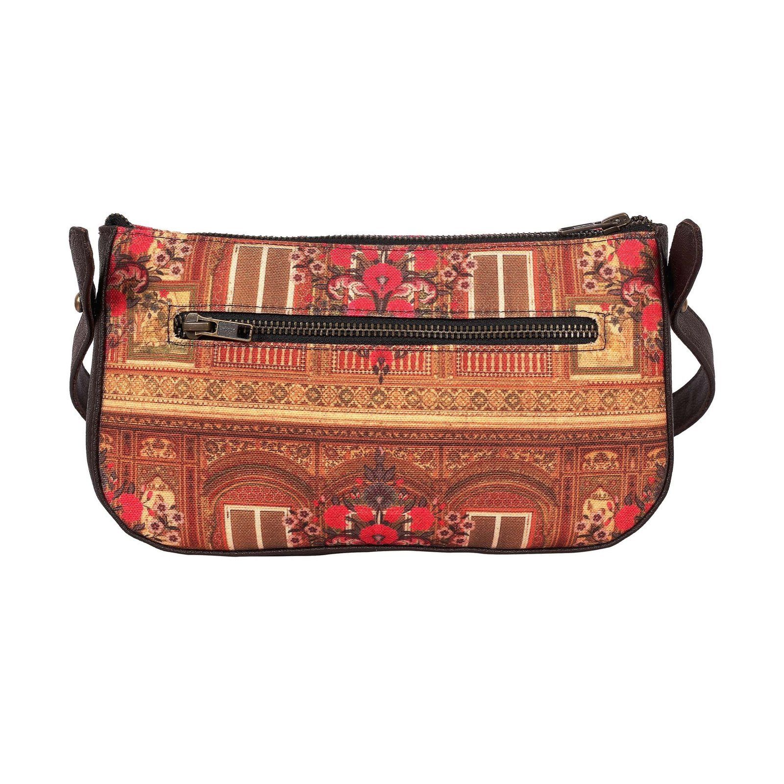 Ethnic Haveli Design Baguette Bag For Women image 4