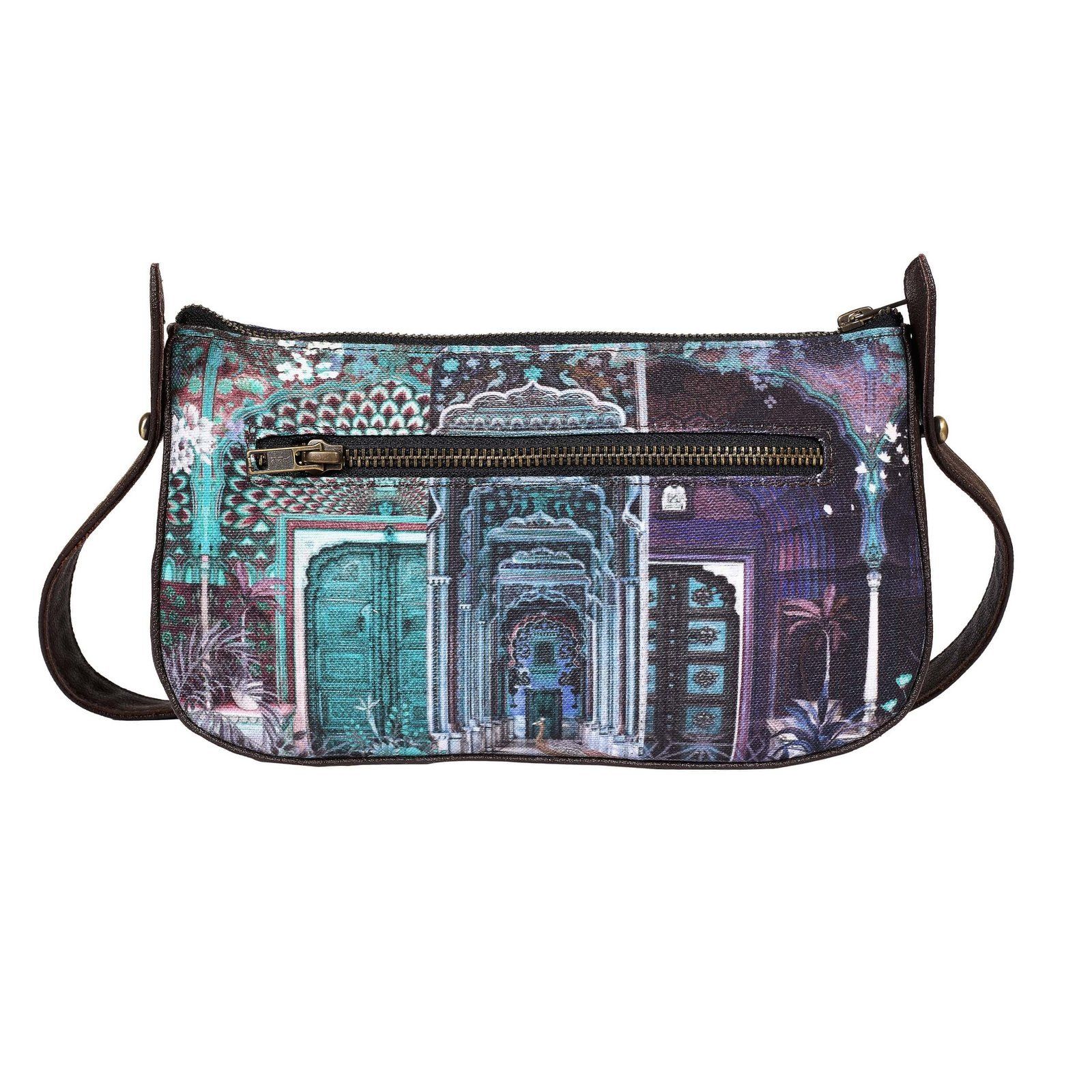 Royal Rajasthani Doors Cute Baguette Bag image 4