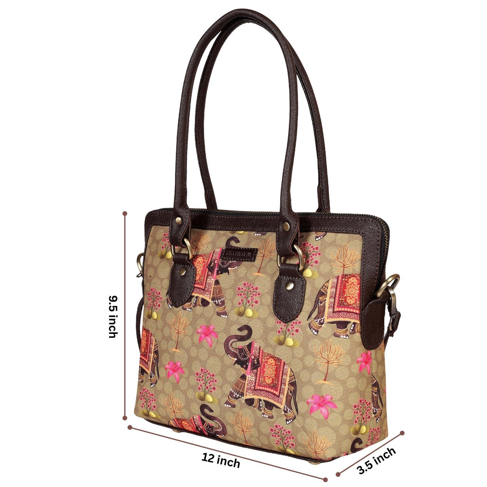 Royal Elephant Print Teacher Bag image 4